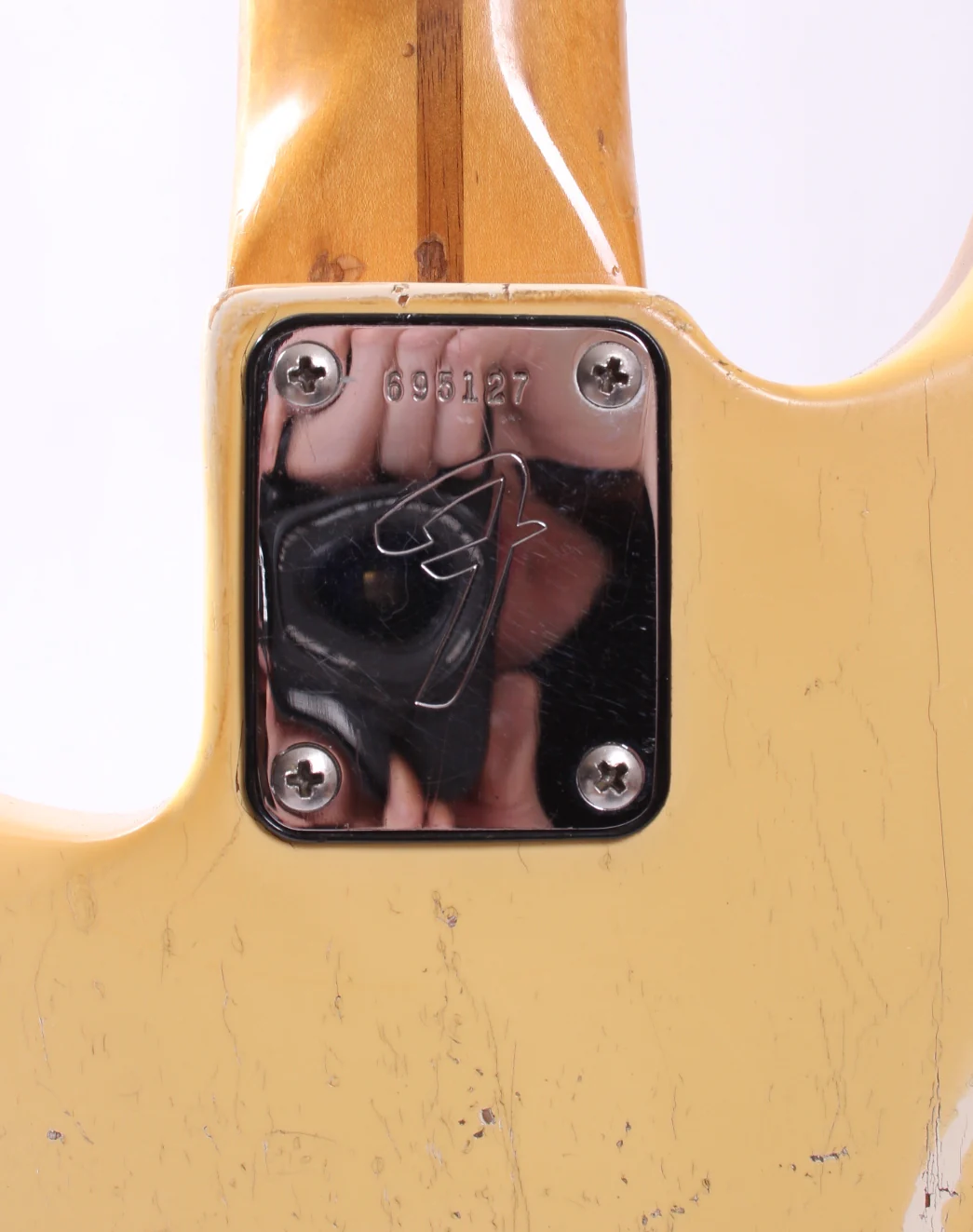 1975 Fender Precision Bass olympic white - Image 11