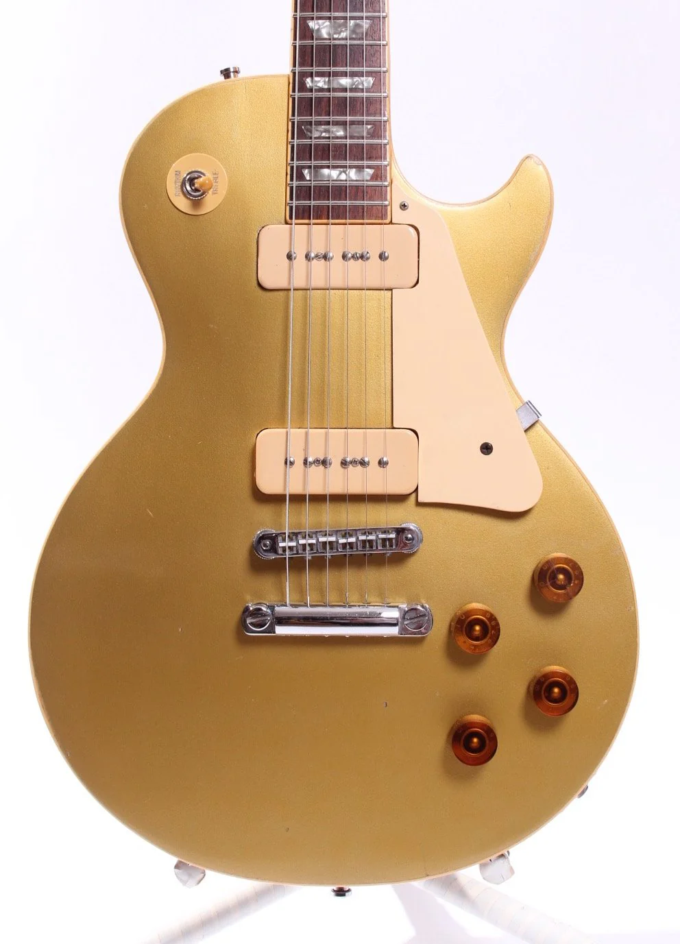 1975 Gibson Les Paul Deluxe Standard Conversion goldtop - Image 2