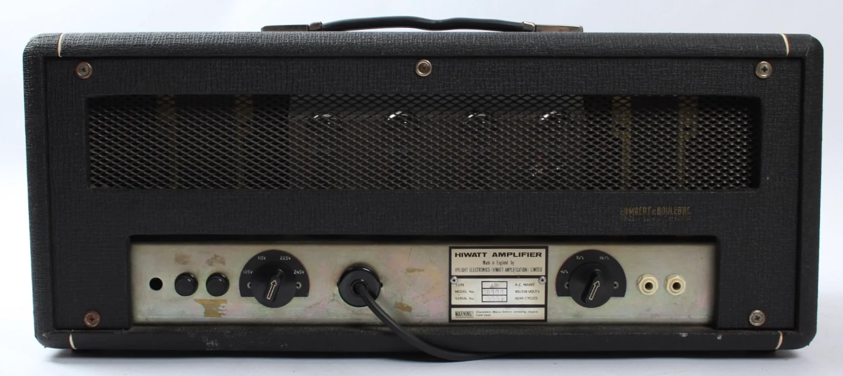 1975 Hiwatt DR103 Custom 100 - Image 6