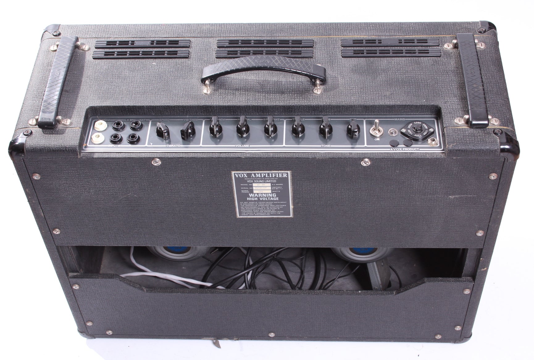 1975 Vox AC30 Top Boost handwired silver alnico - Image 3