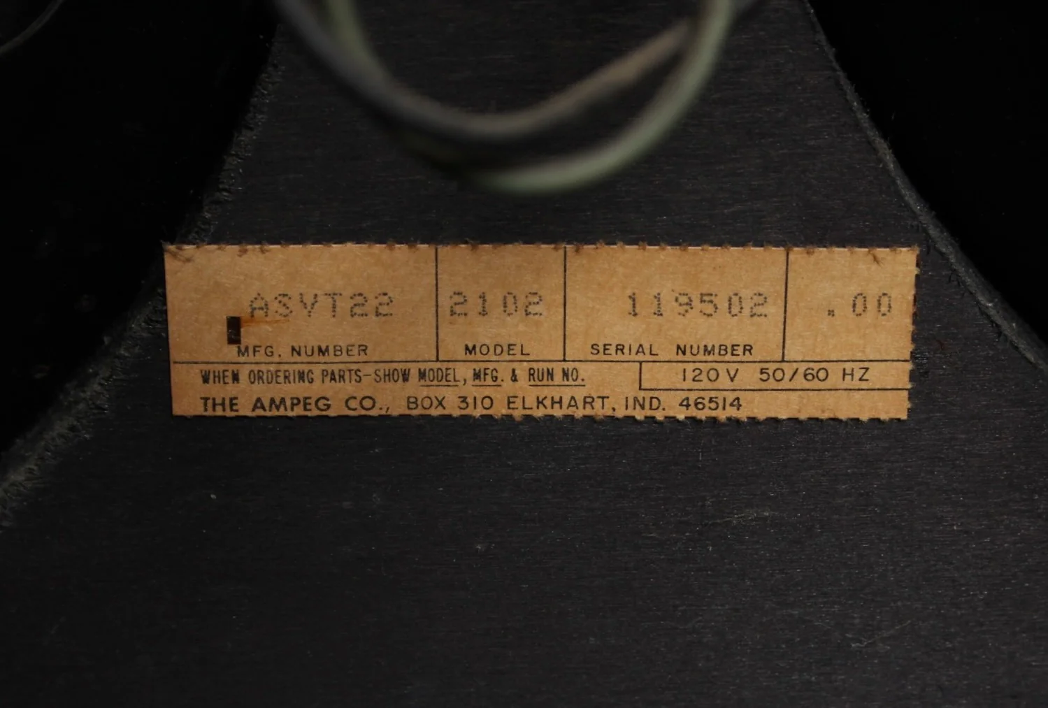 1976 Ampeg VT-22 w/2x12" cabinet - Image 12