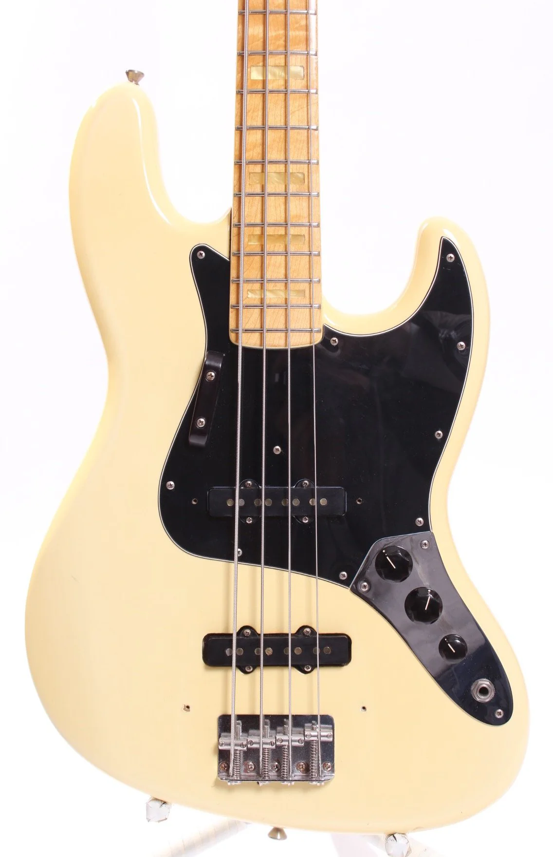 1976 Fender Jazz Bass olympic white - Image 2