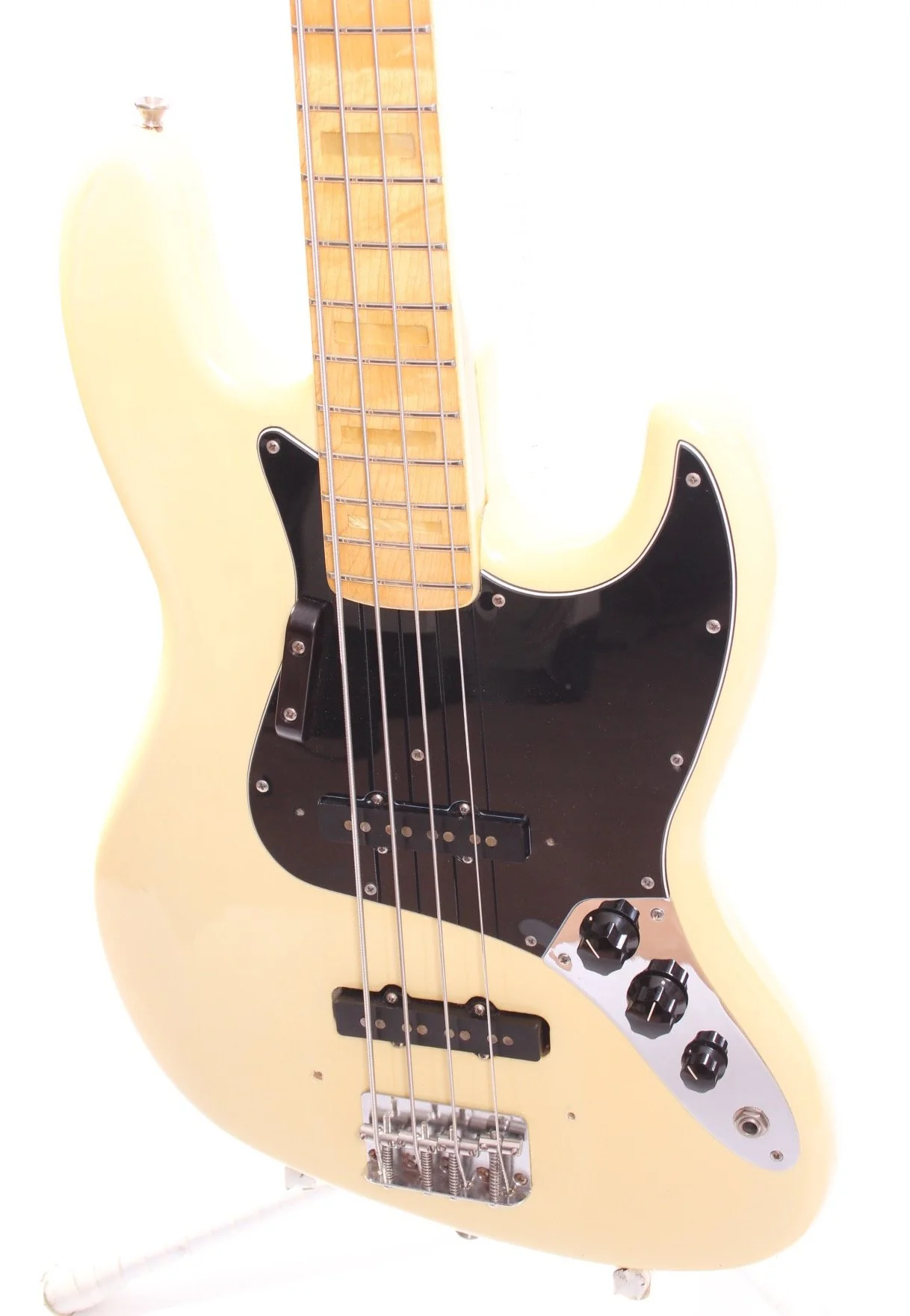 1976 Fender Jazz Bass olympic white - Image 3
