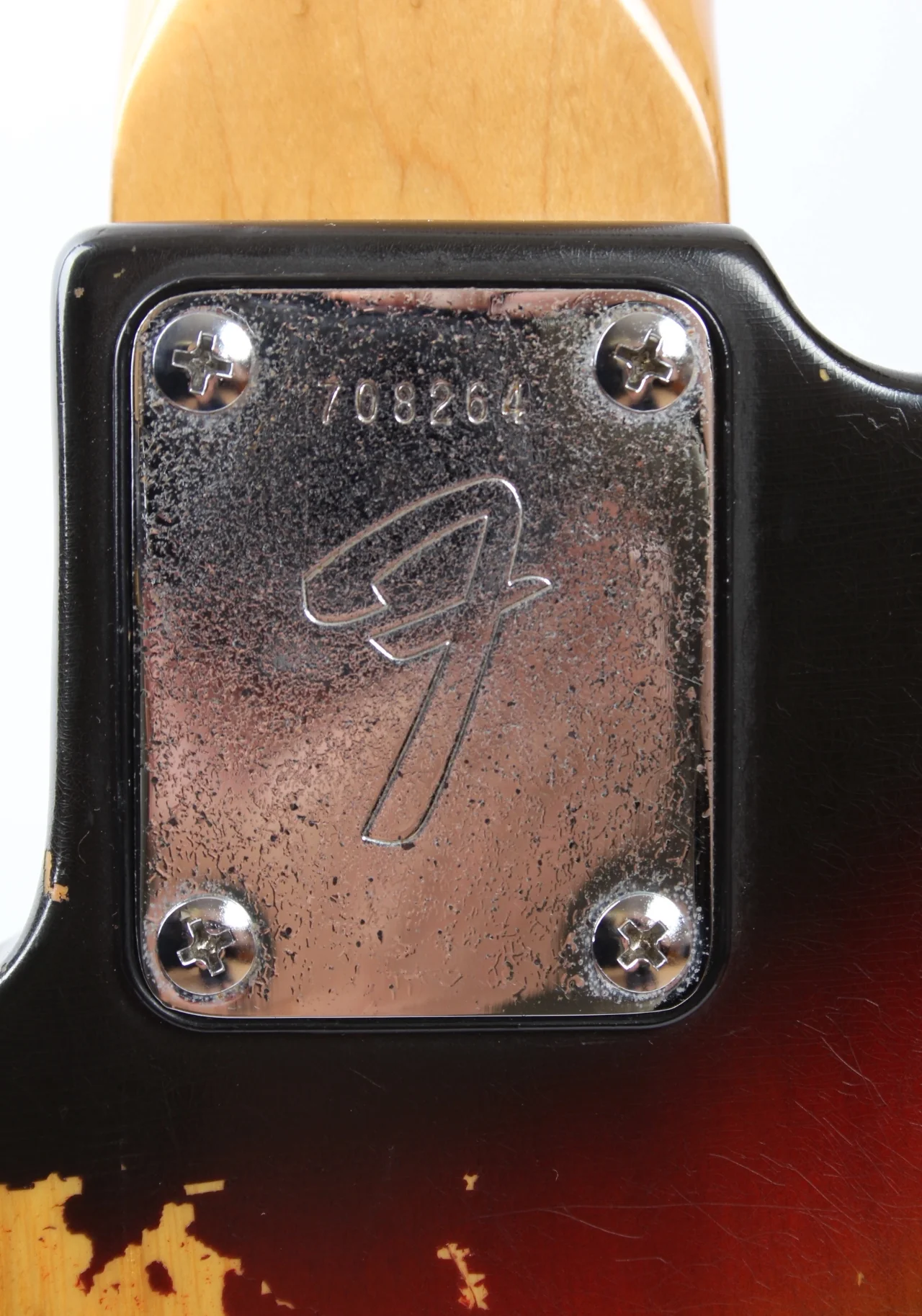 1976 Fender Precision Bass fretless sunburst - Image 11