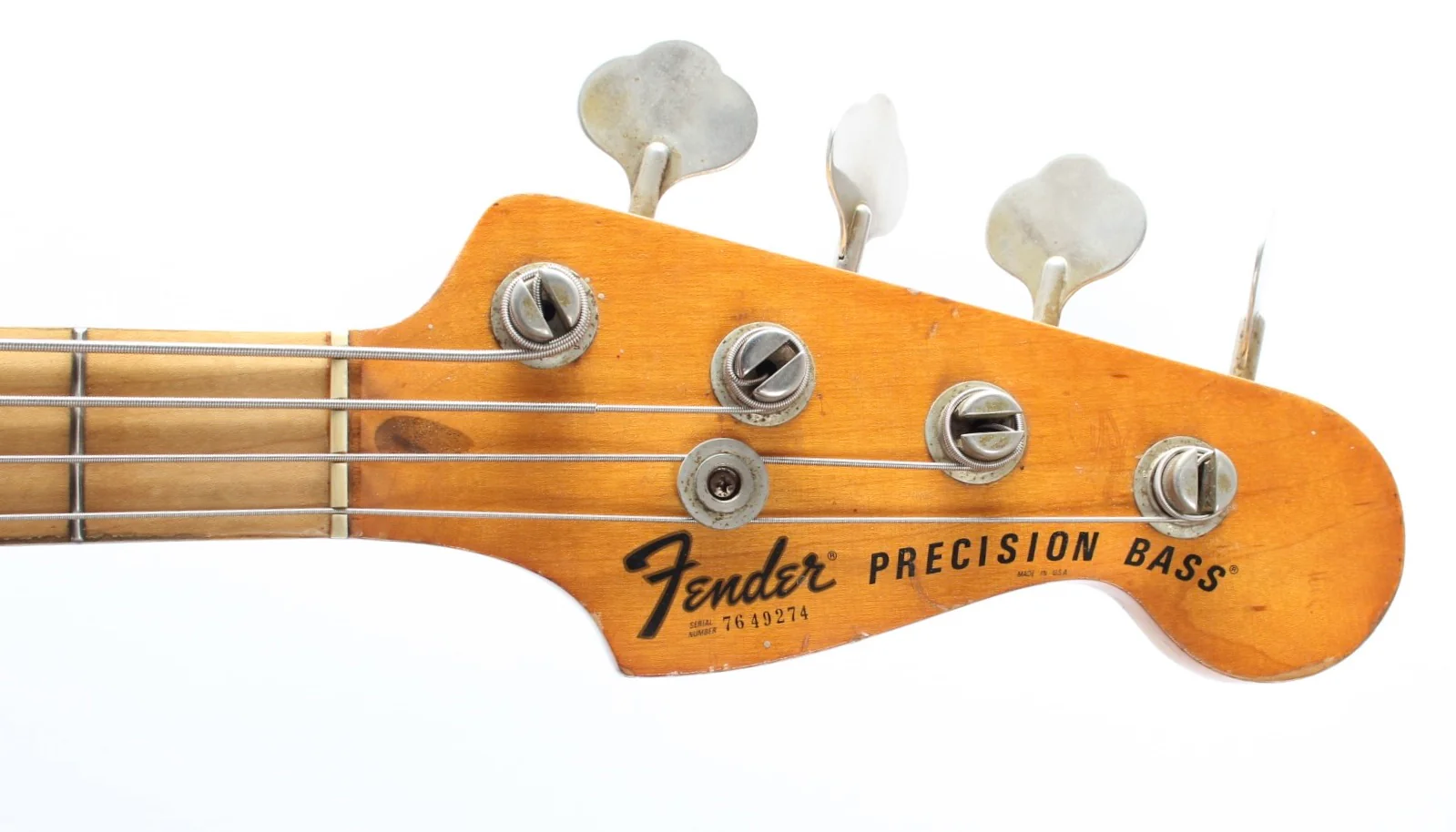 1976 Fender Precision Bass olympic white - Image 5