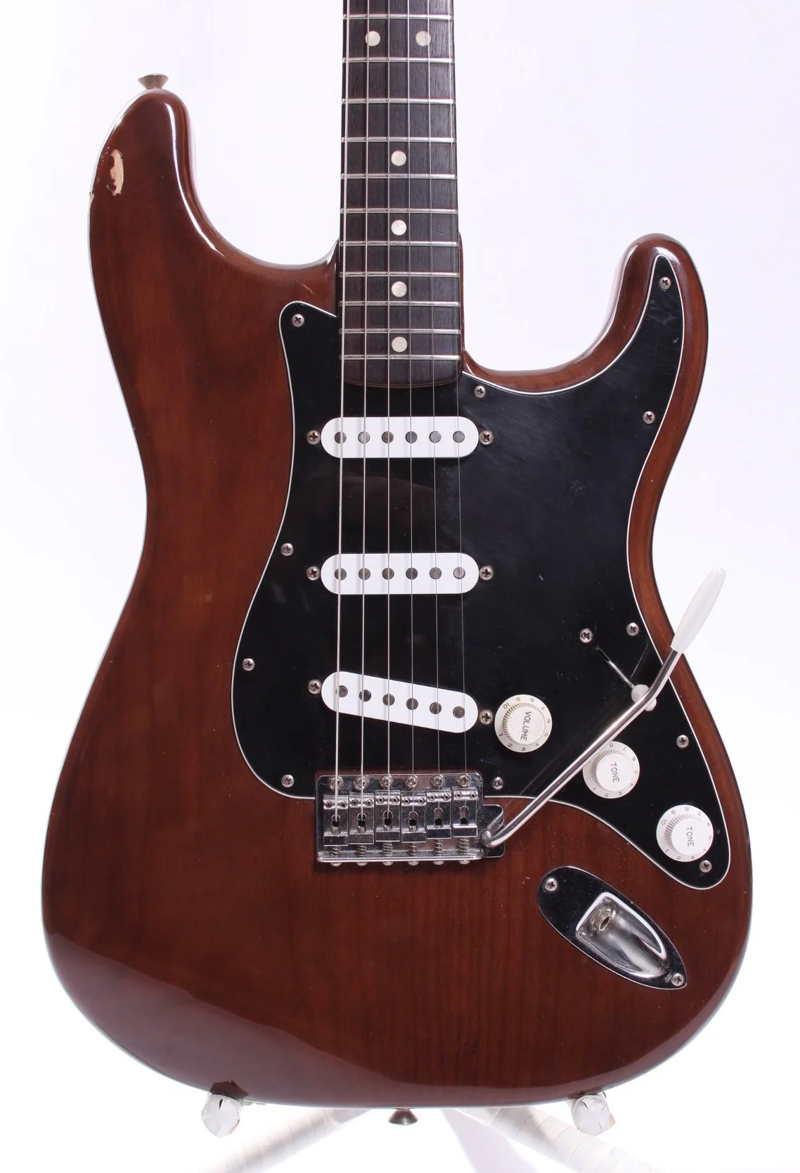 1976 Fender Stratocaster mocca brown - Image 2