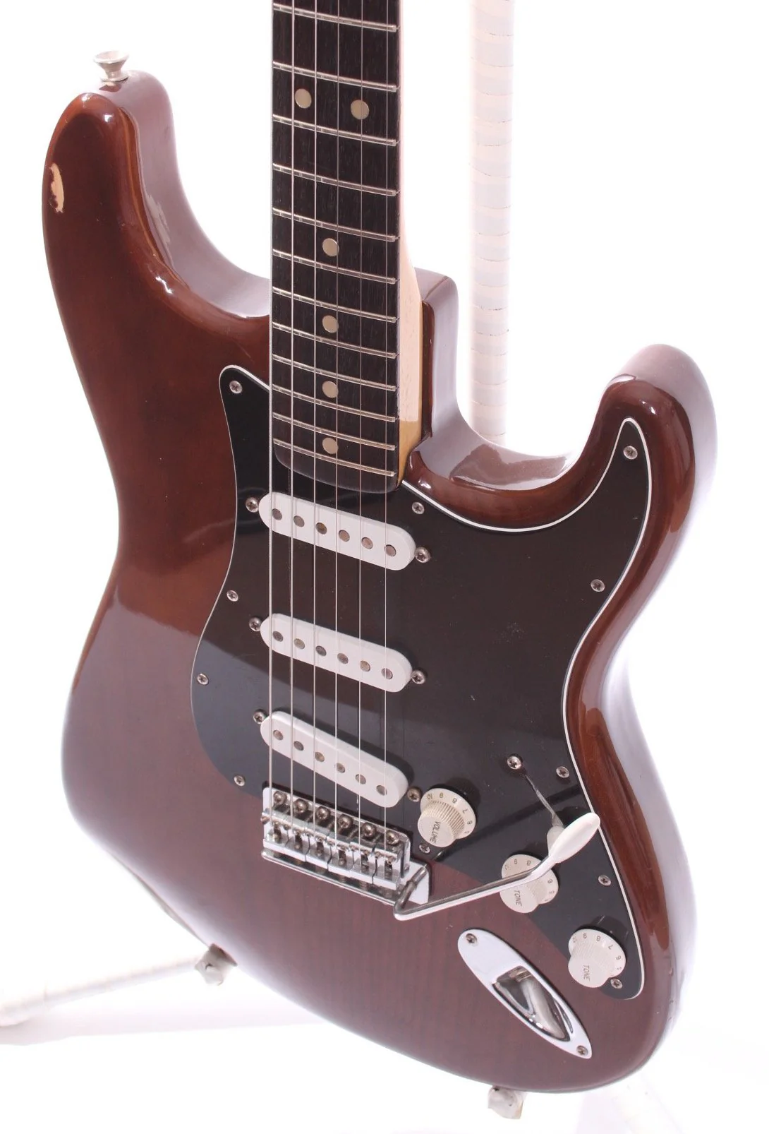 1976 Fender Stratocaster mocca brown - Image 3