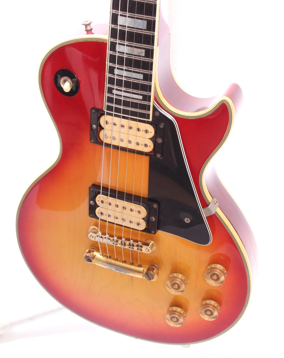 1976 Gibson Les Paul Custom heritage cherry sunburst - Image 3
