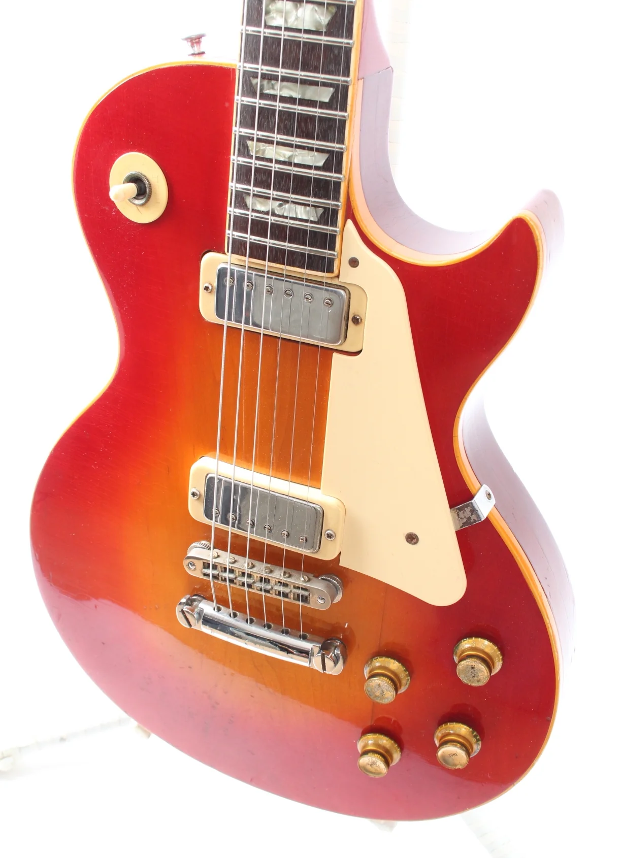1976 Gibson Les Paul Deluxe cherry sunburst - Image 3