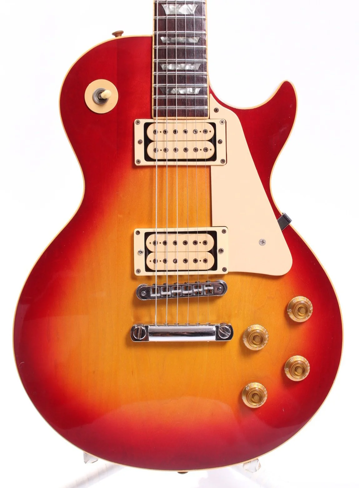 1976 Gibson Les Paul Standard Deluxe heritage cherry sunburst - Image 2