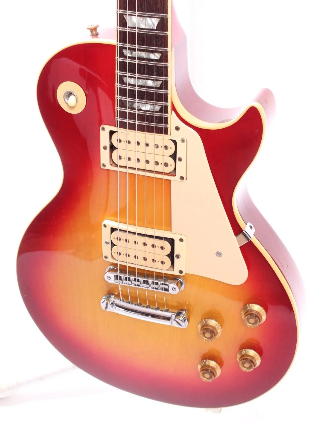 1976 Gibson Les Paul Standard Deluxe heritage cherry sunburst - Image 3