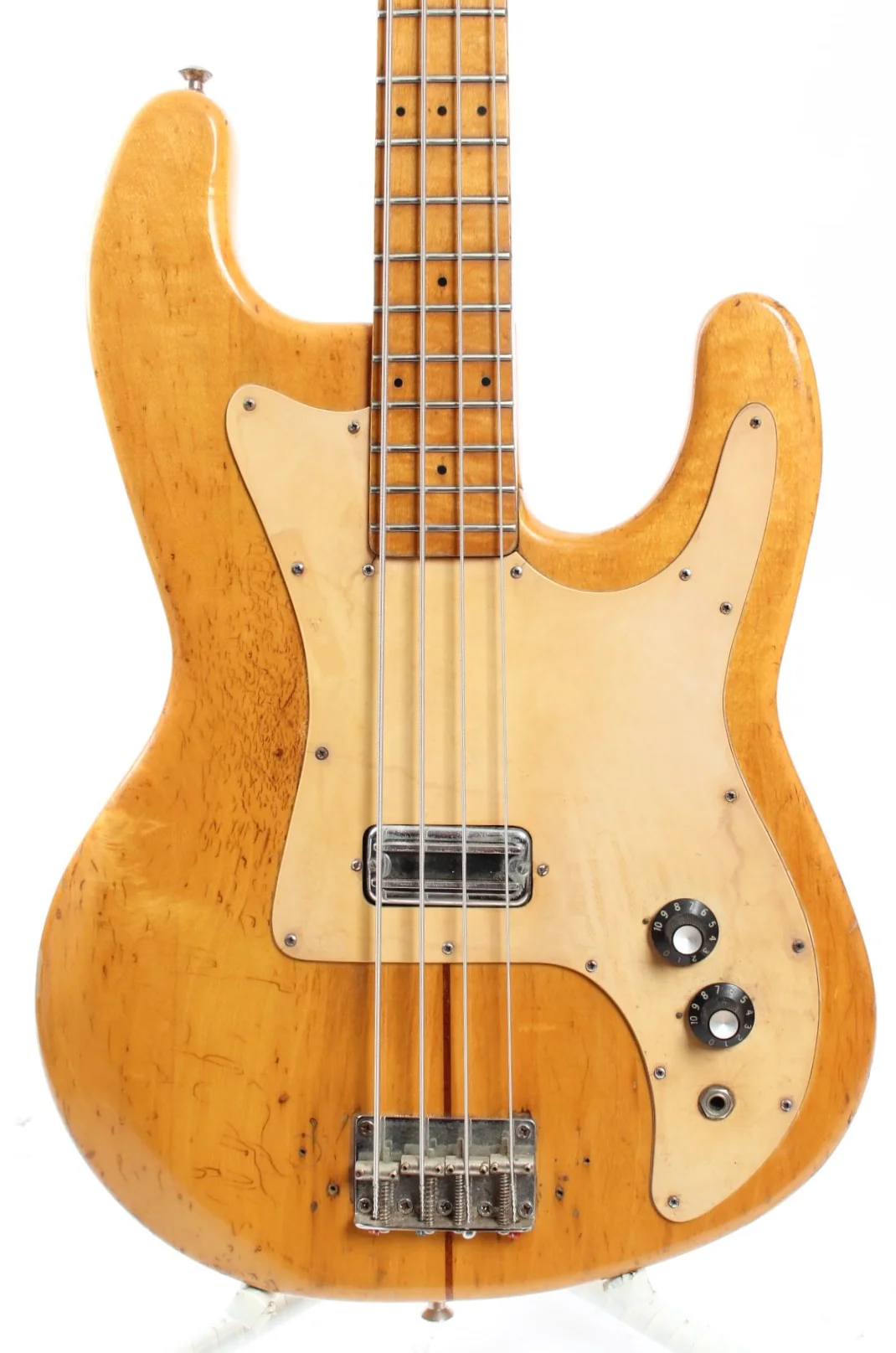 1976 Gretsch 7605 Broadkaster Bass natural - Image 2