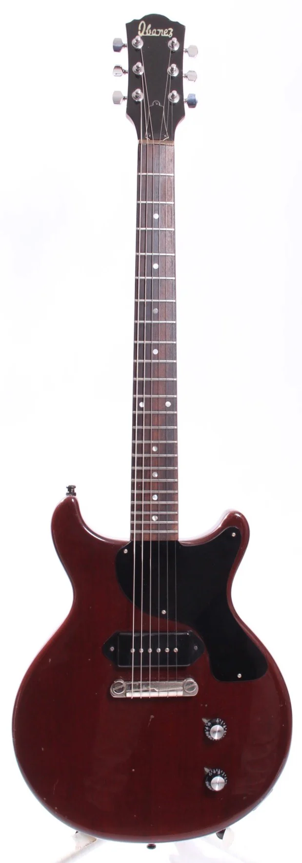 1976 Ibanez Les Paul Junior DC 2343 cherry red