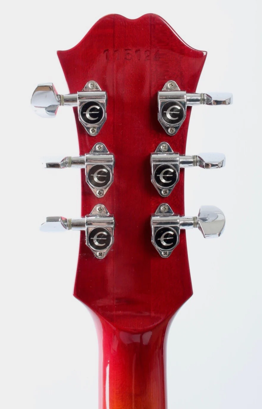 1977 Epiphone Wilshire lefty cherry sunburst - Image 10