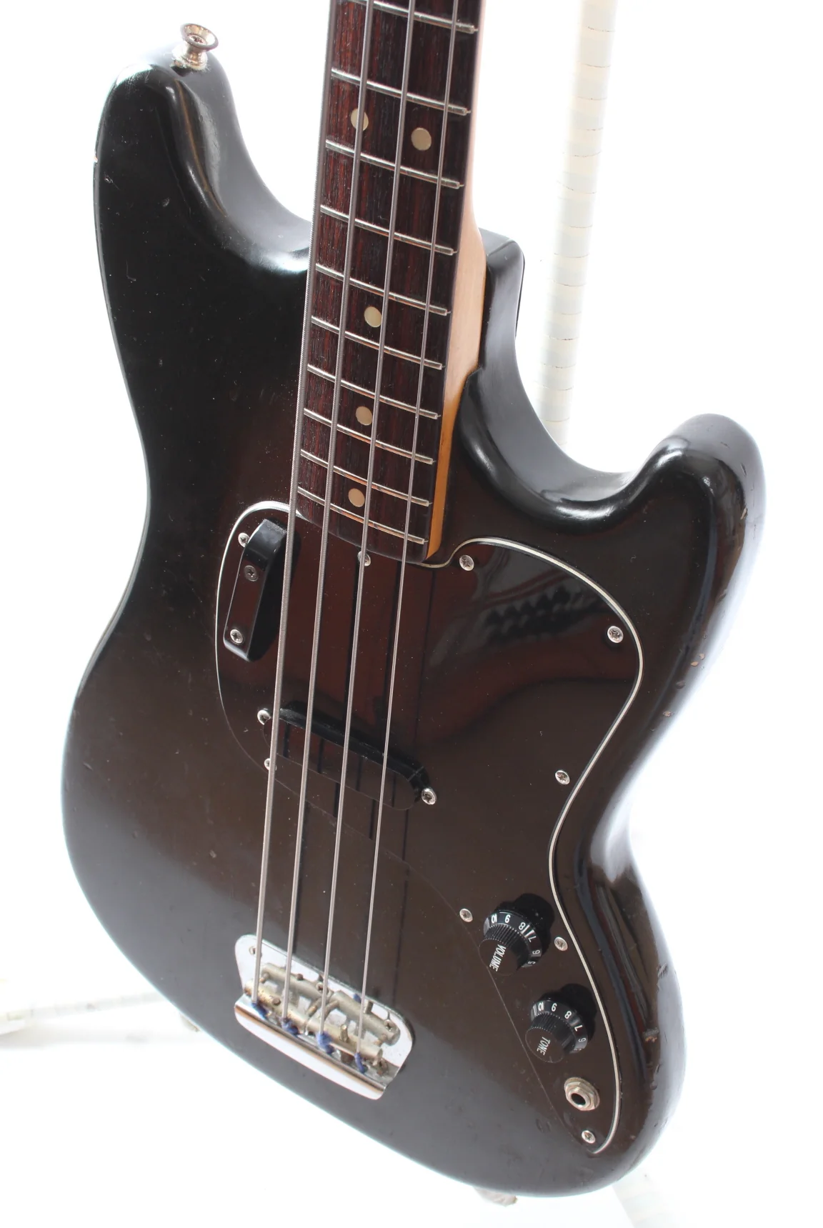 1977 Fender Musicmaster Bass black - Image 3