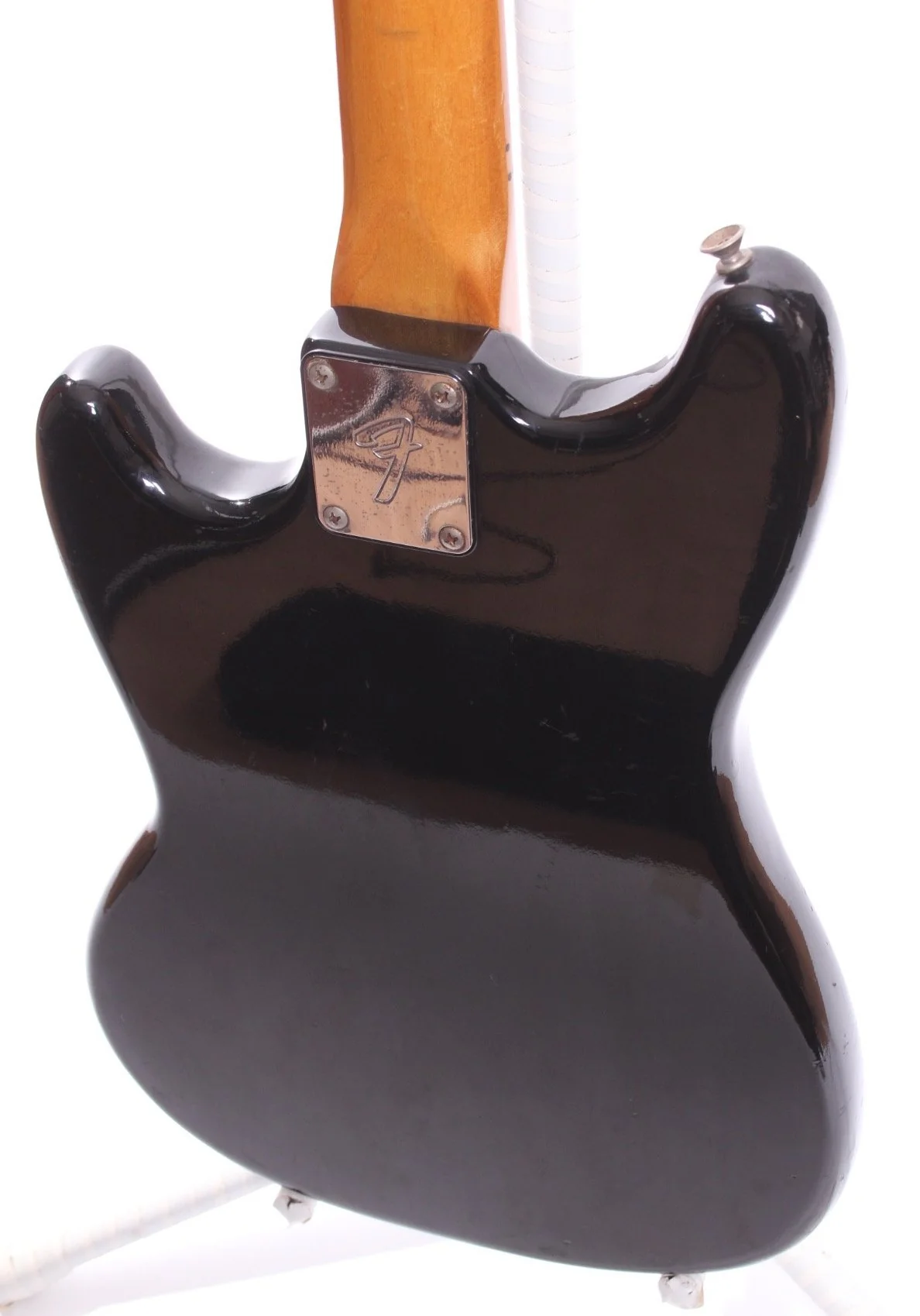 1977 Fender Musicmaster Bass black - Image 8