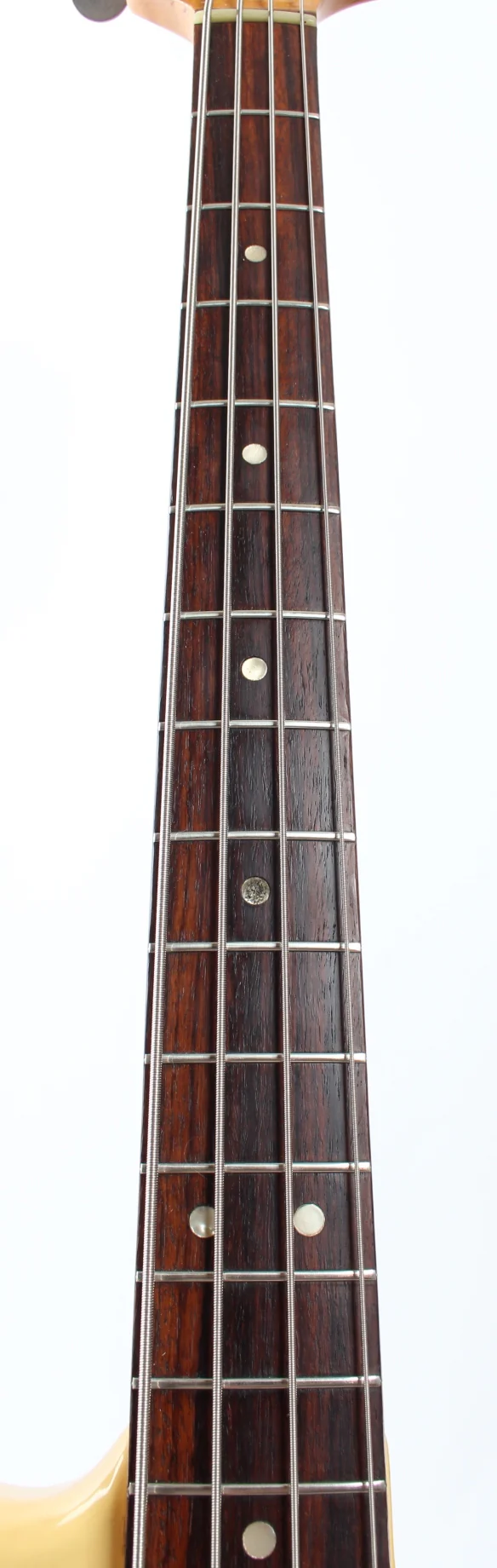 1977 Fender Musicmaster Bass Jazz mod white - Image 4