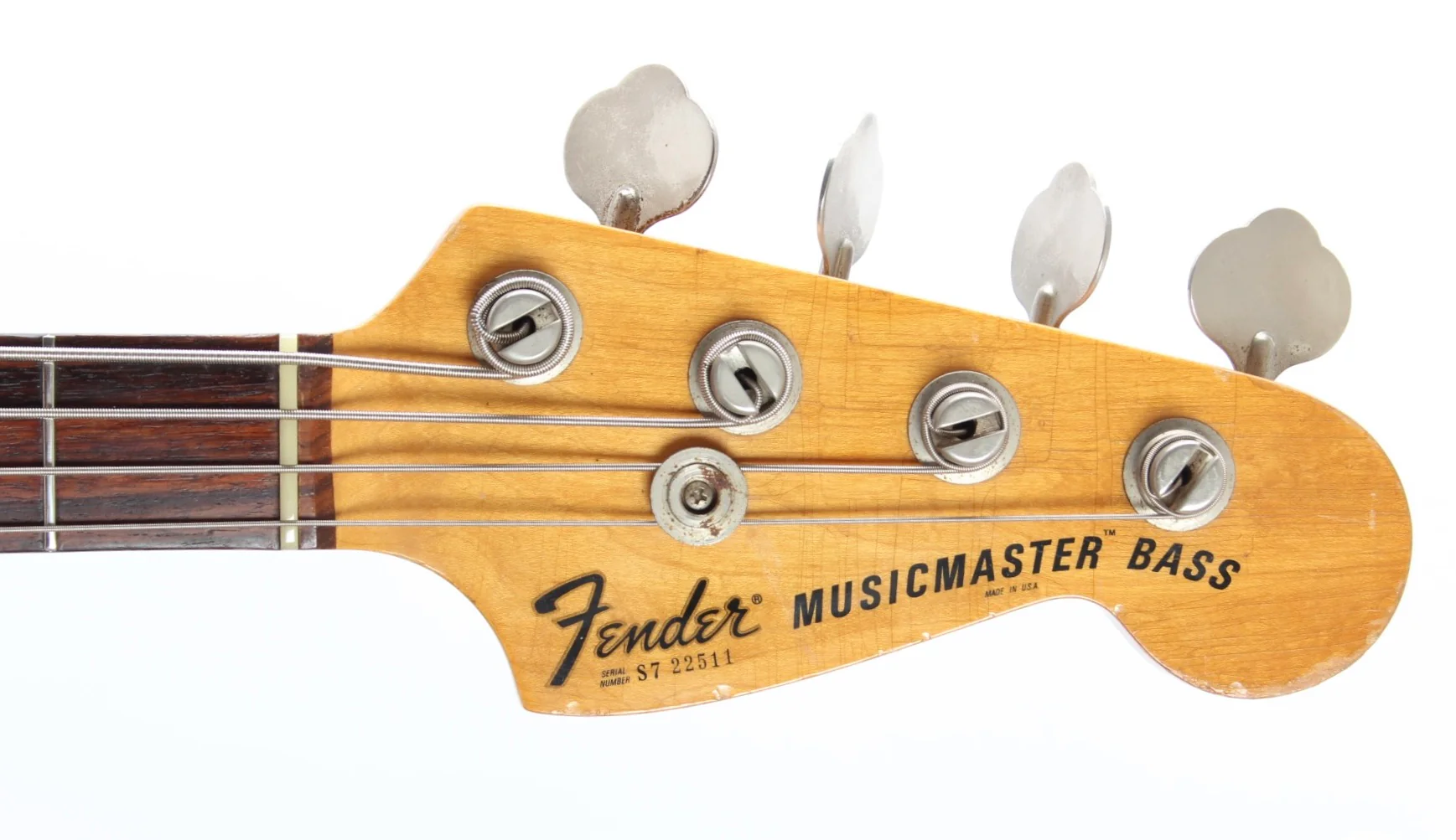 1977 Fender Musicmaster Bass Jazz mod white - Image 5