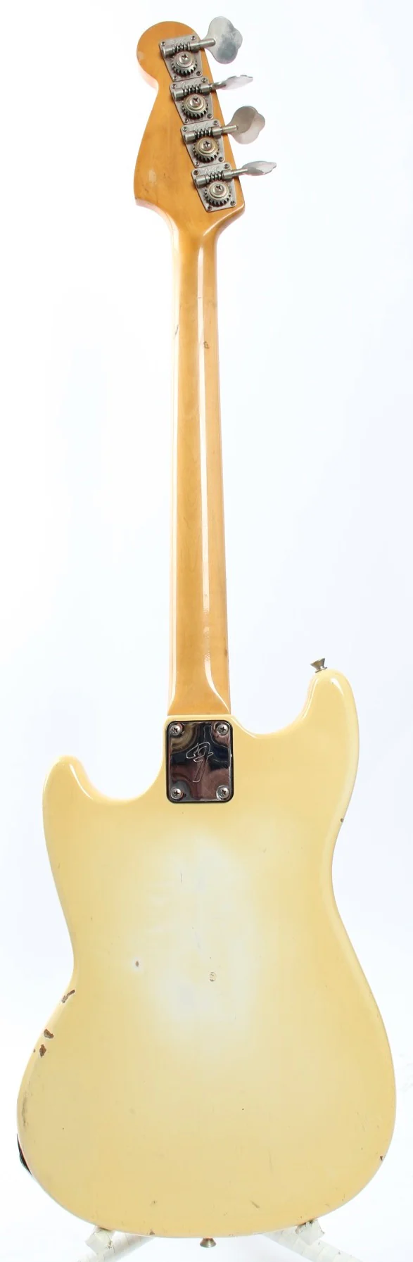 1977 Fender Musicmaster Bass Jazz mod white - Image 6
