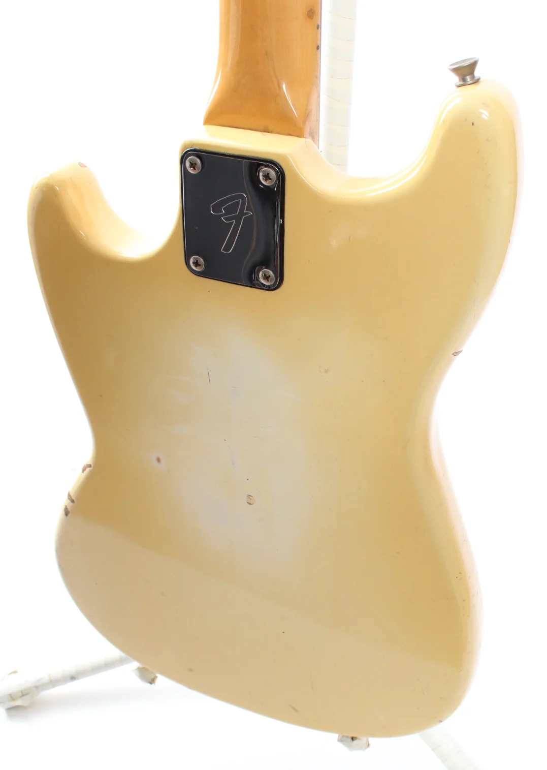 1977 Fender Musicmaster Bass Jazz mod white - Image 8