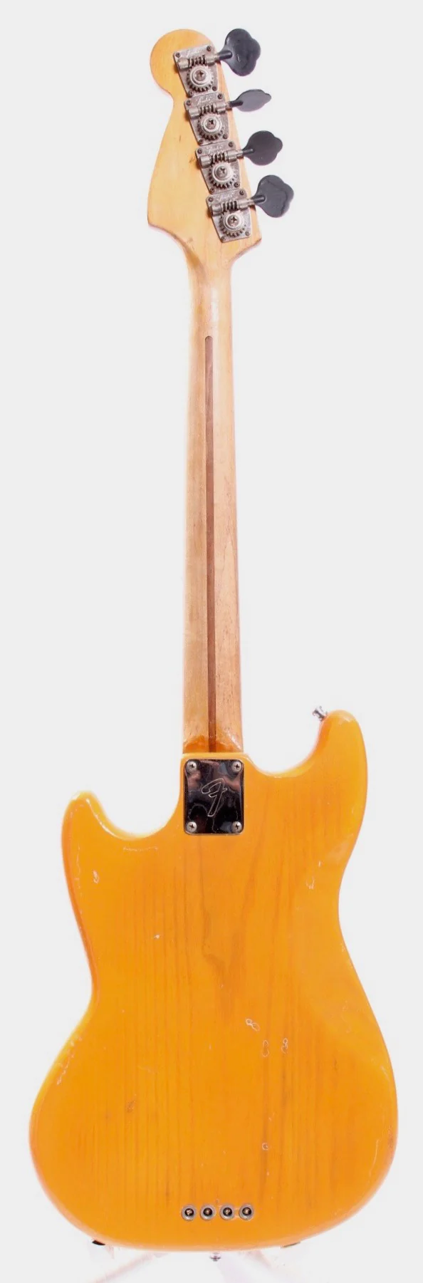 1977 Fender Mustang Bass butterscotch orange peel - Image 6