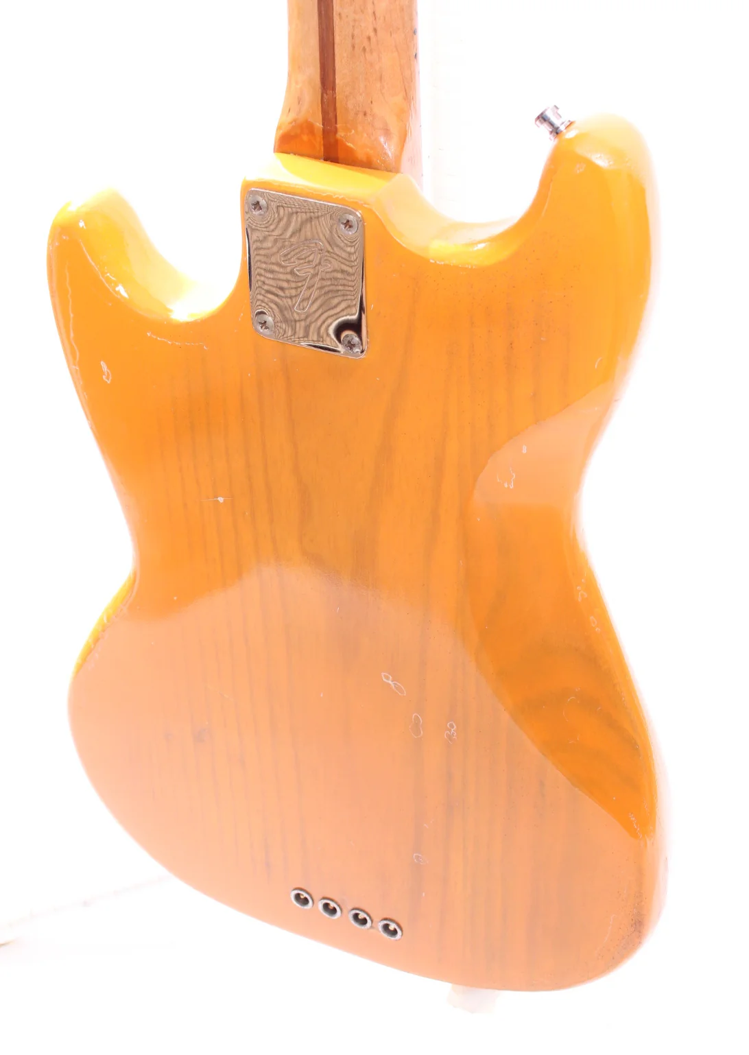 1977 Fender Mustang Bass butterscotch orange peel - Image 8