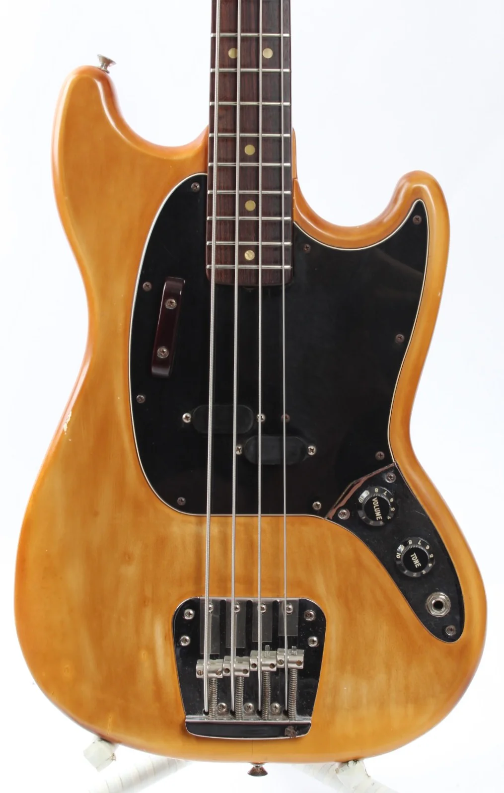 1977 Fender Mustang Bass olympic white - Image 2