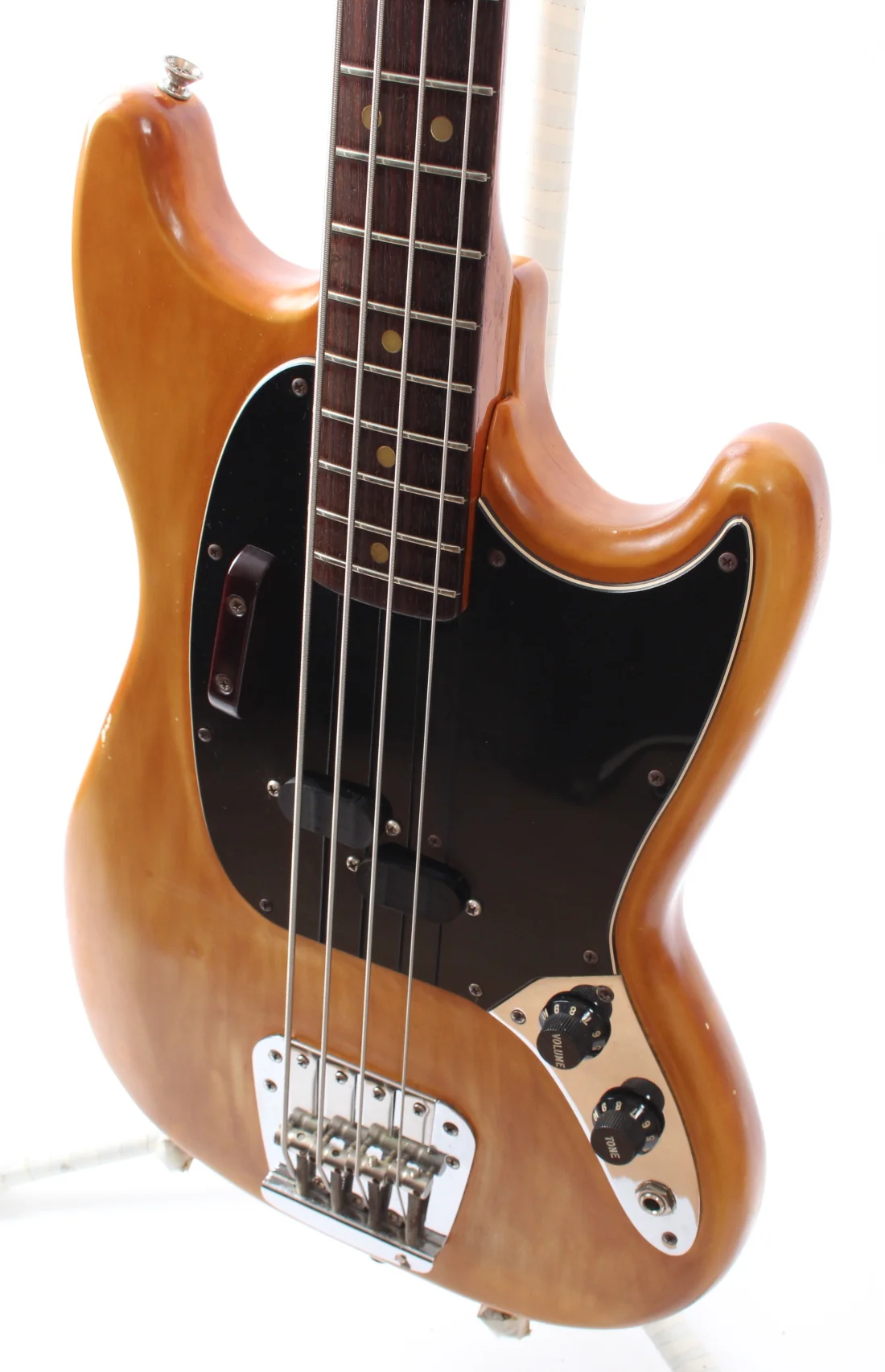 1977 Fender Mustang Bass olympic white - Image 3