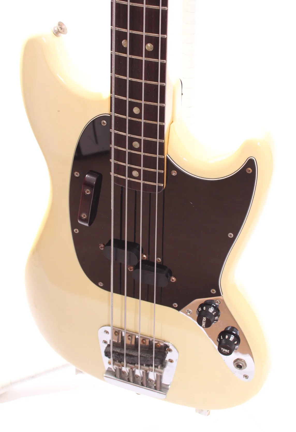 1977 Fender Mustang Bass olympic white - Image 3