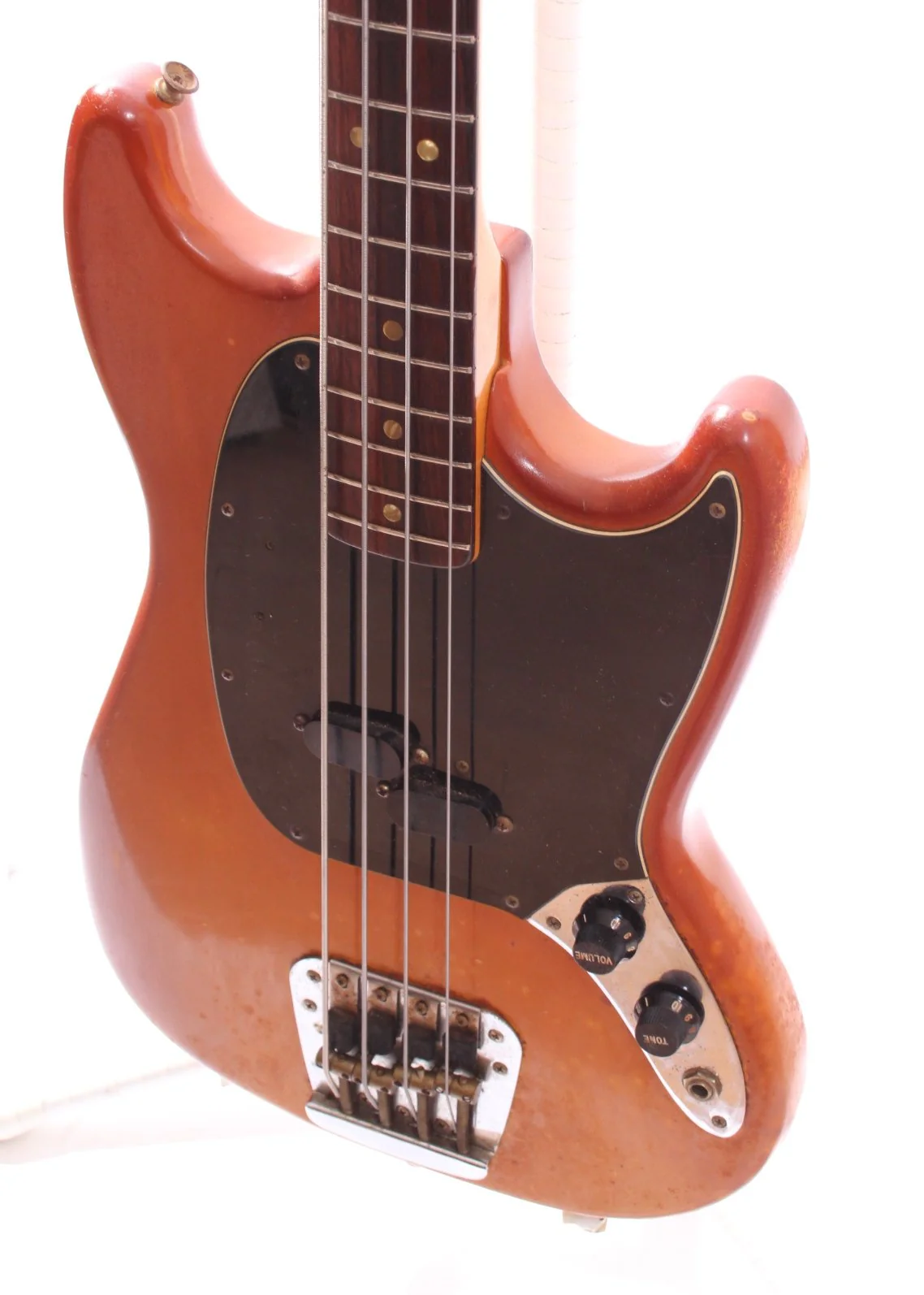 1977 Fender Mustang Bass olympic white - Image 3