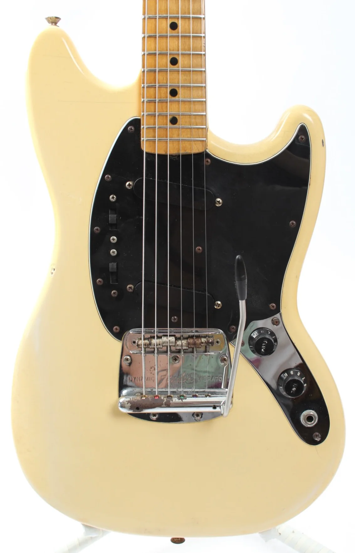 1977 Fender Mustang olympic white - Image 2