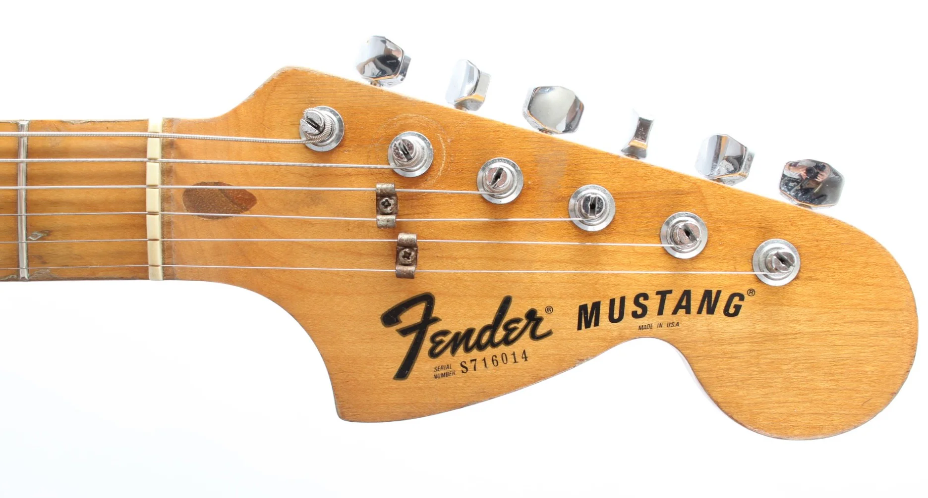 1977 Fender Mustang olympic white - Image 5