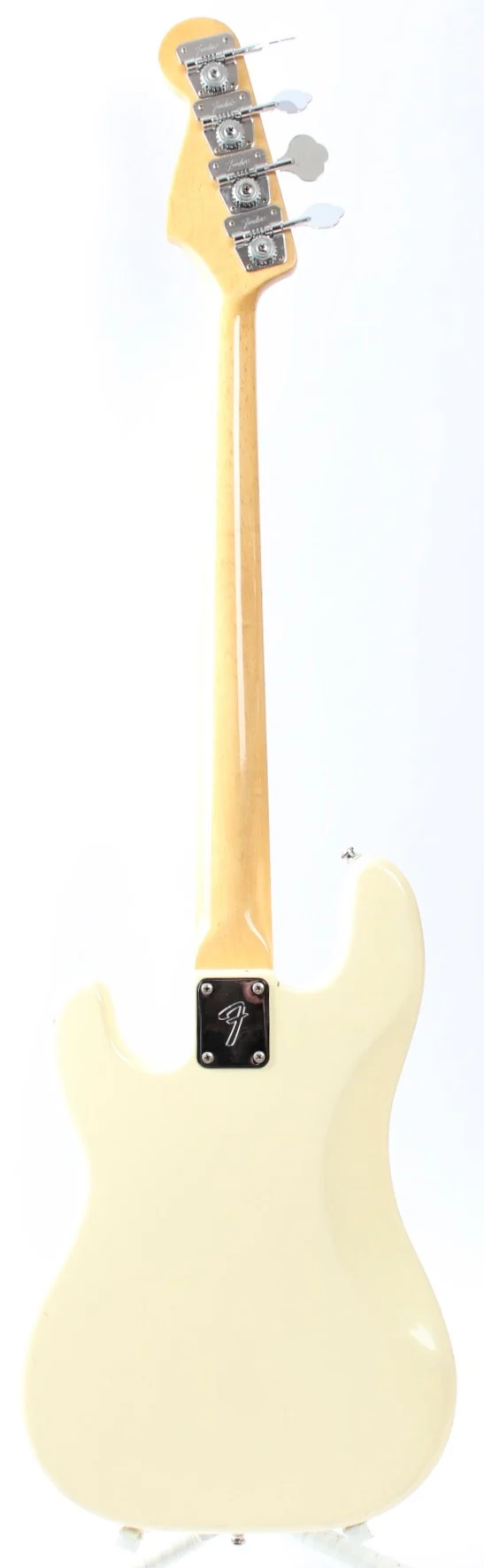1977 Fender Precision Bass Fretless olympic white - Image 6
