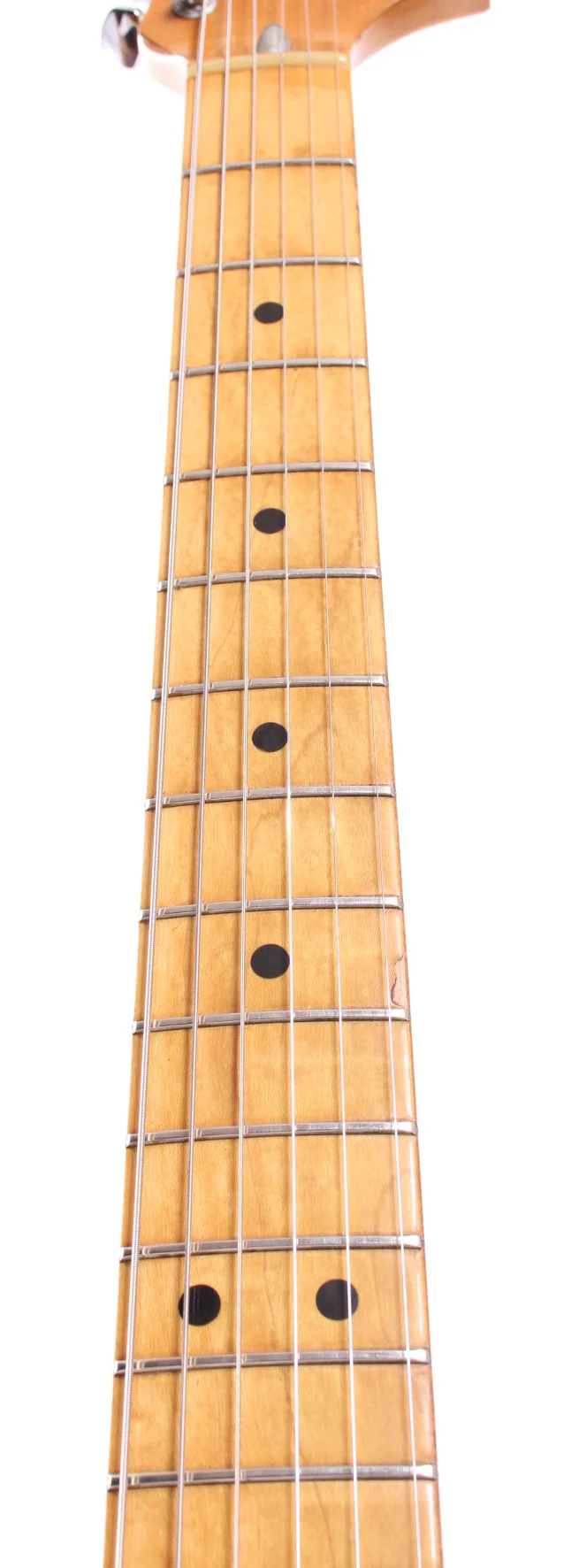 1977 Fender Stratocaster hardtail mocha brown - Image 4