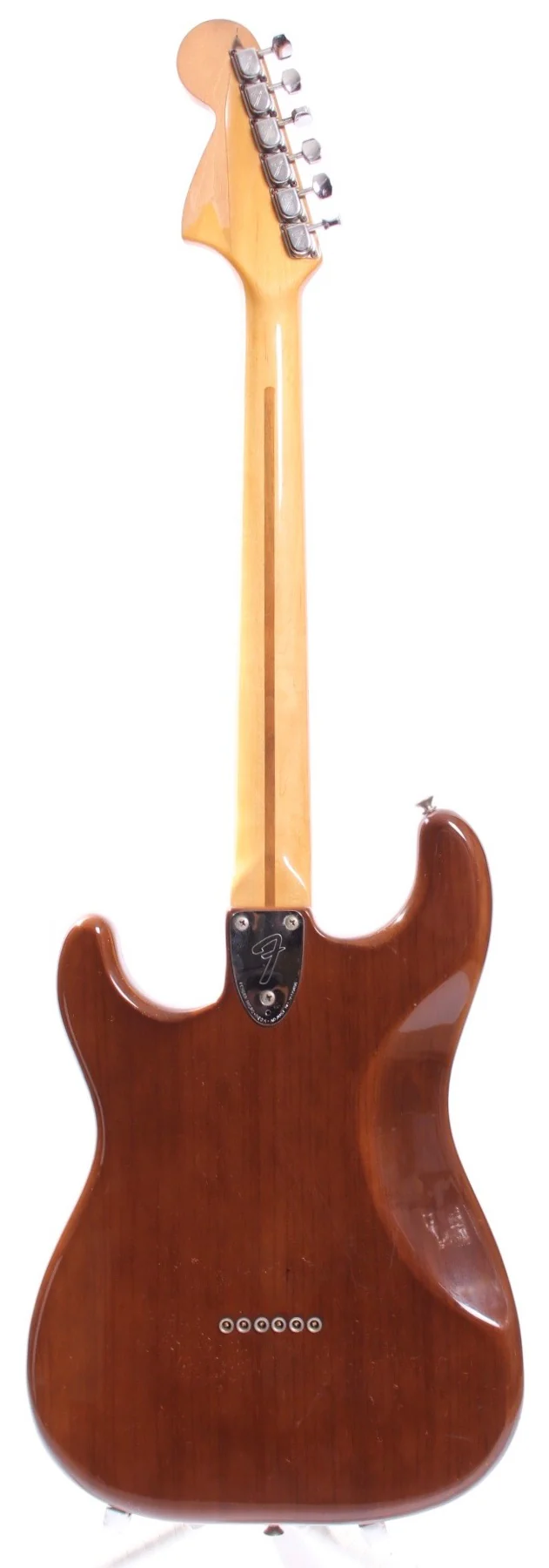 1977 Fender Stratocaster hardtail mocha brown - Image 6