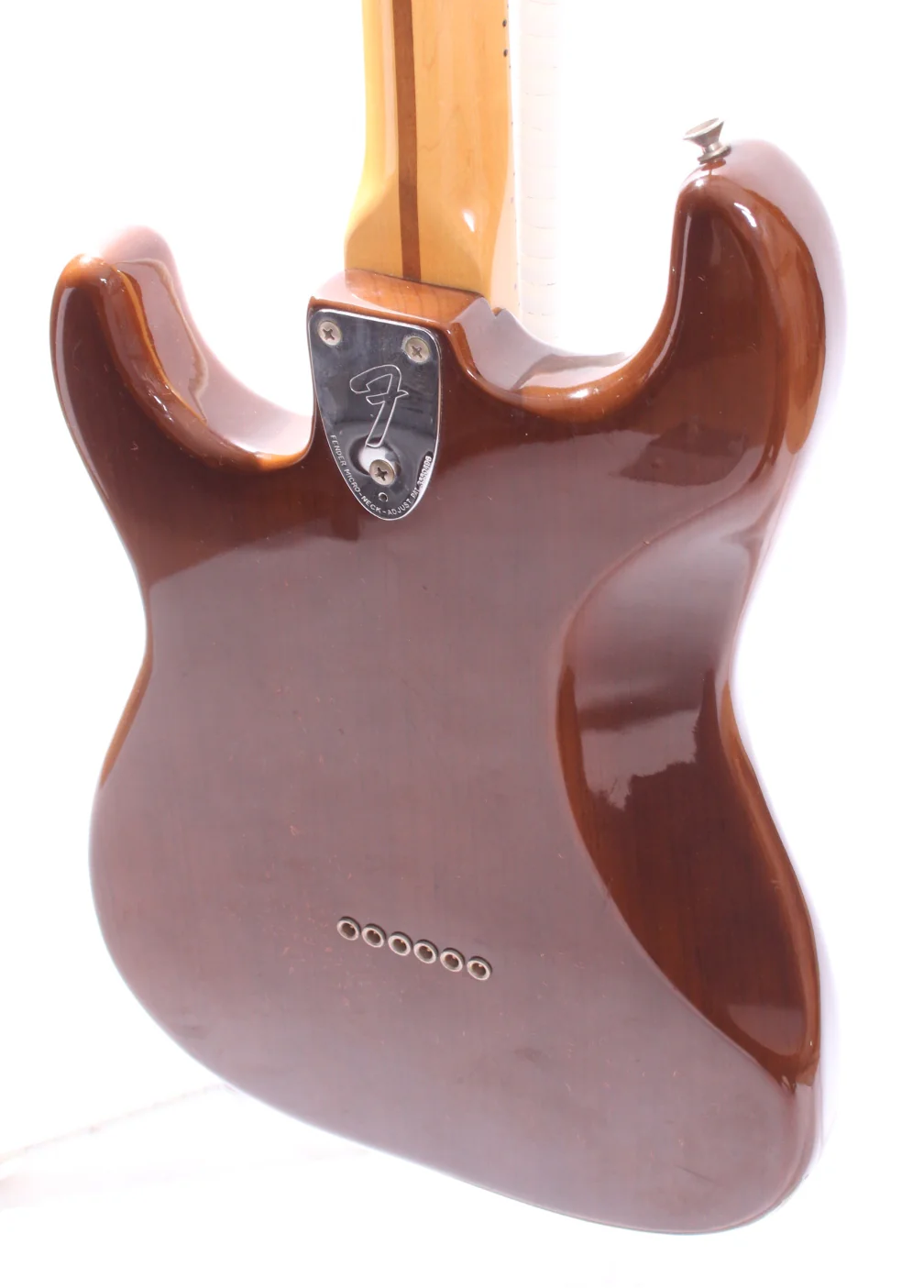 1977 Fender Stratocaster hardtail mocha brown - Image 8