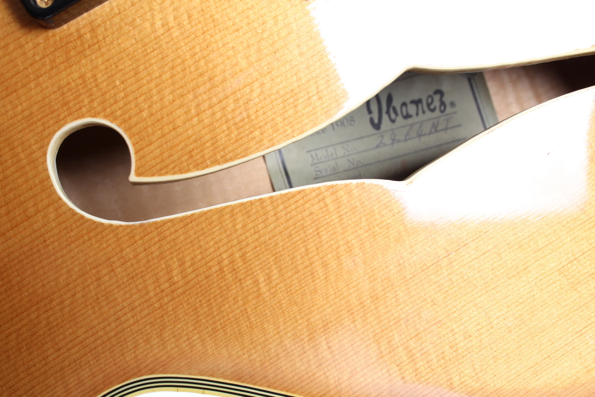 1977 Ibanez 2464NT Byrdland natural - Image 11