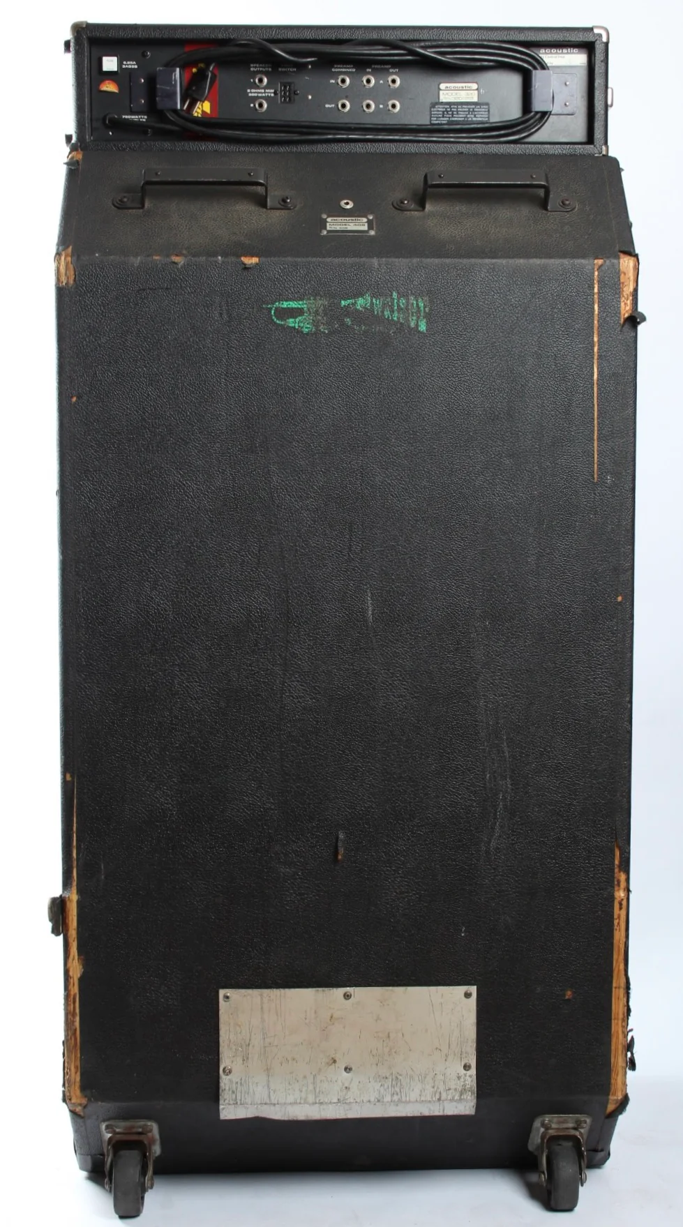 1978 Acoustic Control Corp 320 Head and 408 cabinet - Image 15