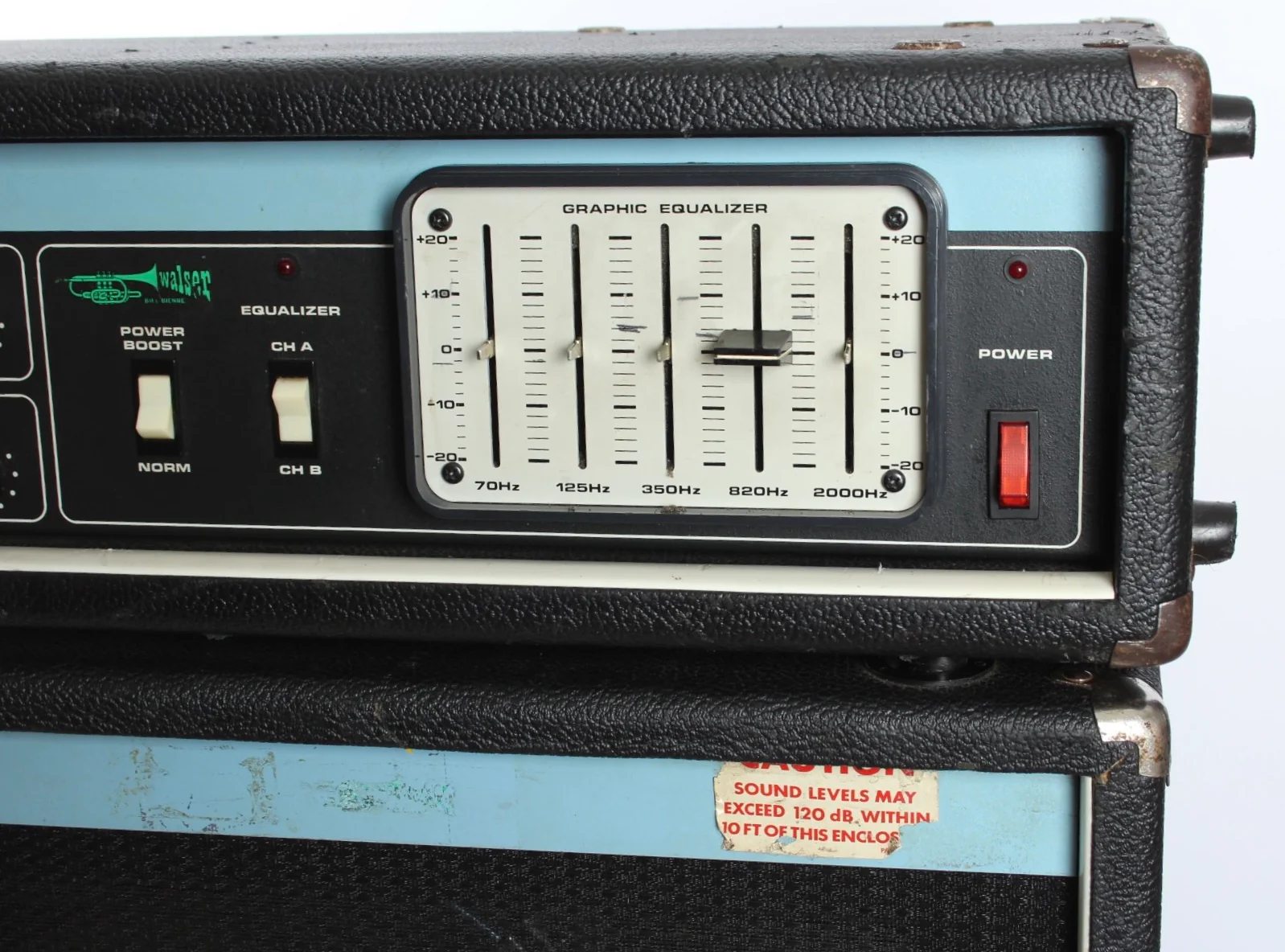 1978 Acoustic Control Corp 320 Head and 408 cabinet - Image 2
