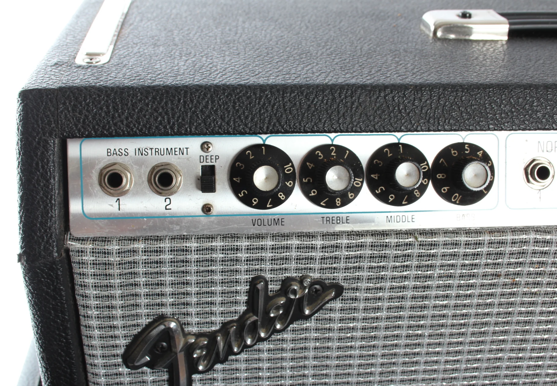 1978 Fender Bassman 135 w/ 4x12 pyramid cabinet silverface - Image 5