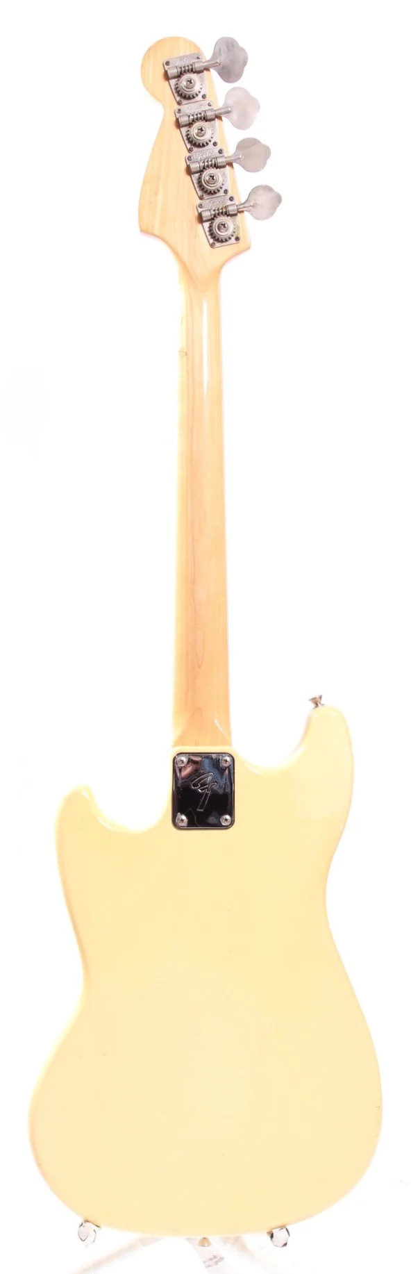 1978 Fender Musicmaster Bass olympic white - Image 6
