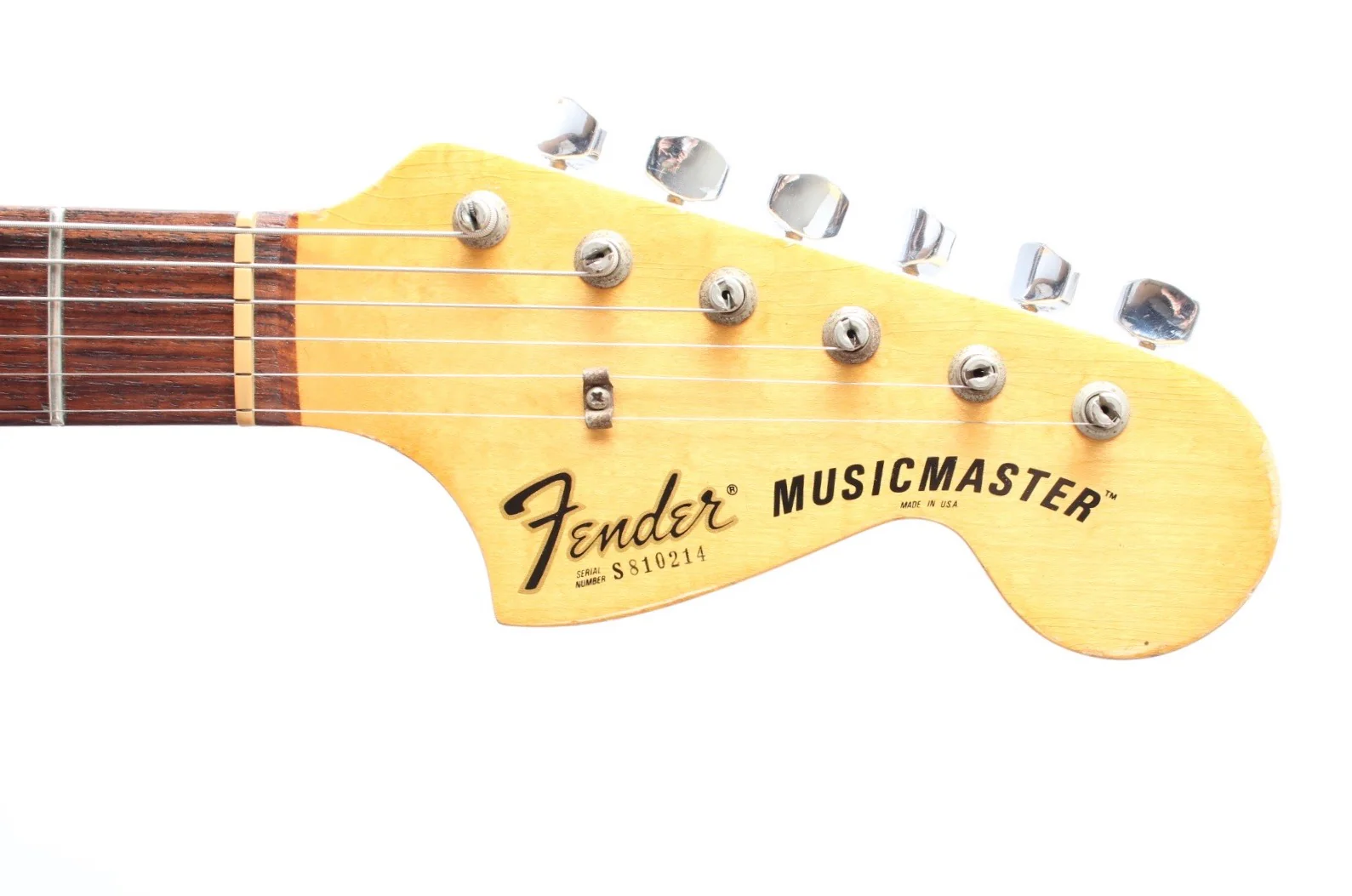 1978 Fender Musicmaster olympic white - Image 5