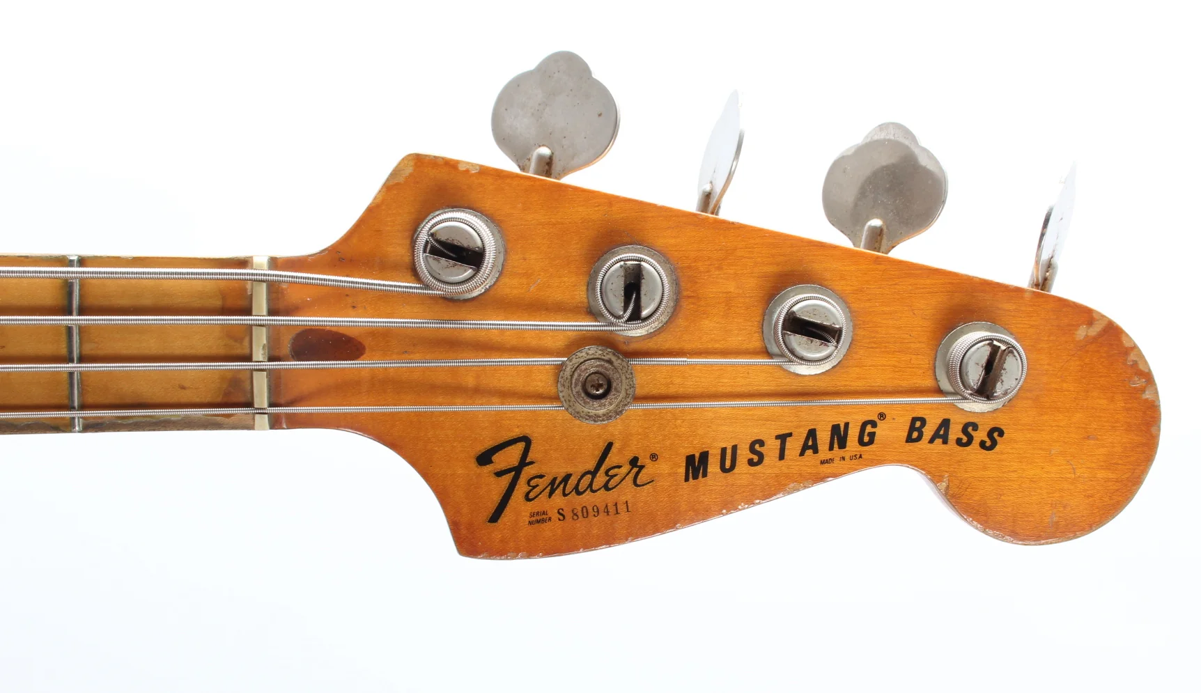 1978 Fender Mustang Bass olympic white - Image 5