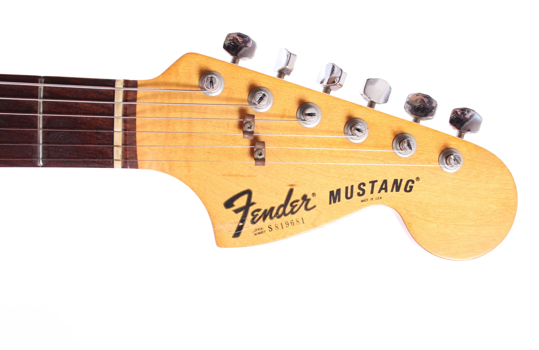 1978 Fender Mustang olympic white - Image 5