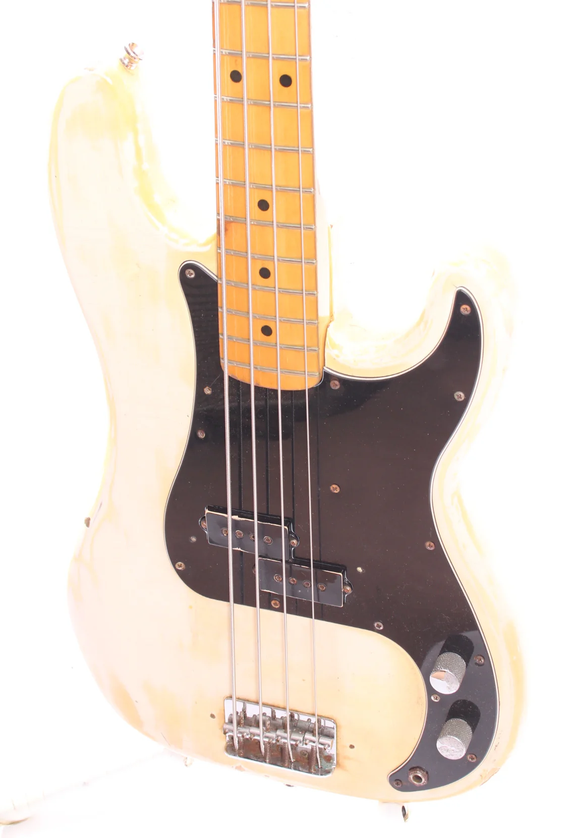 1978 Fender Precision Bass olympic white - Image 3