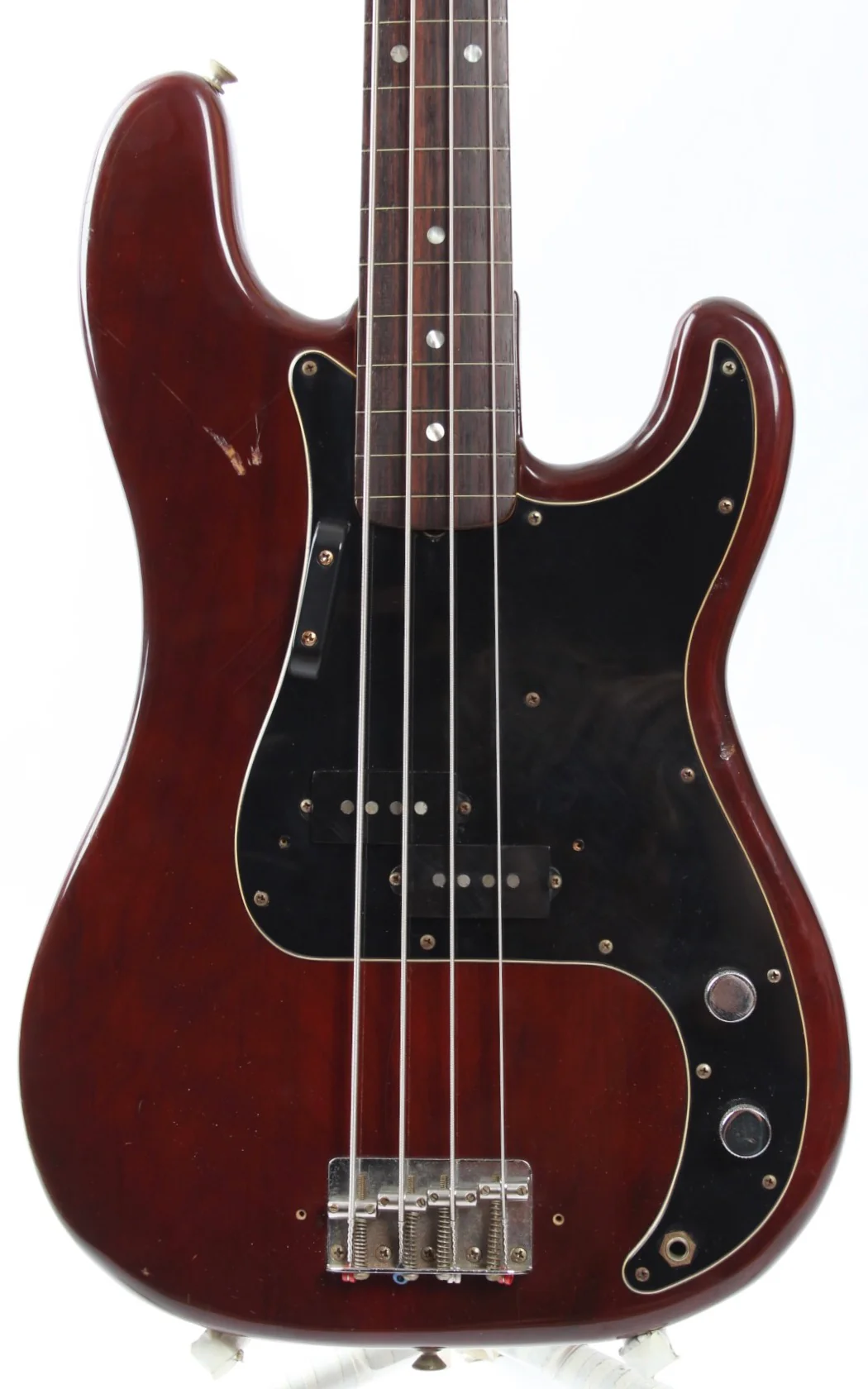 1978 Fender Precision Bass fretless wine red - Image 2