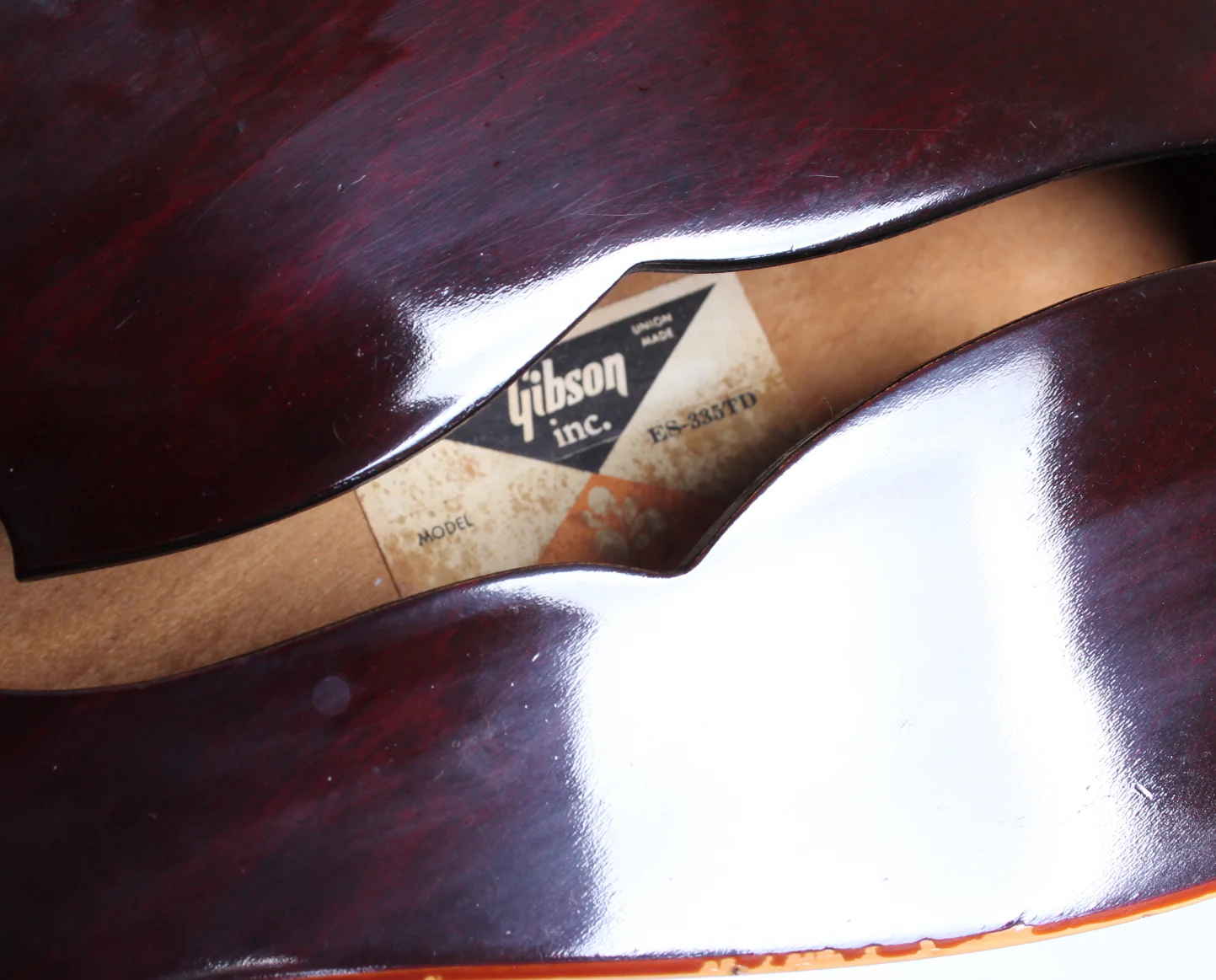 1978 Gibson ES-335TD wine red - Image 11