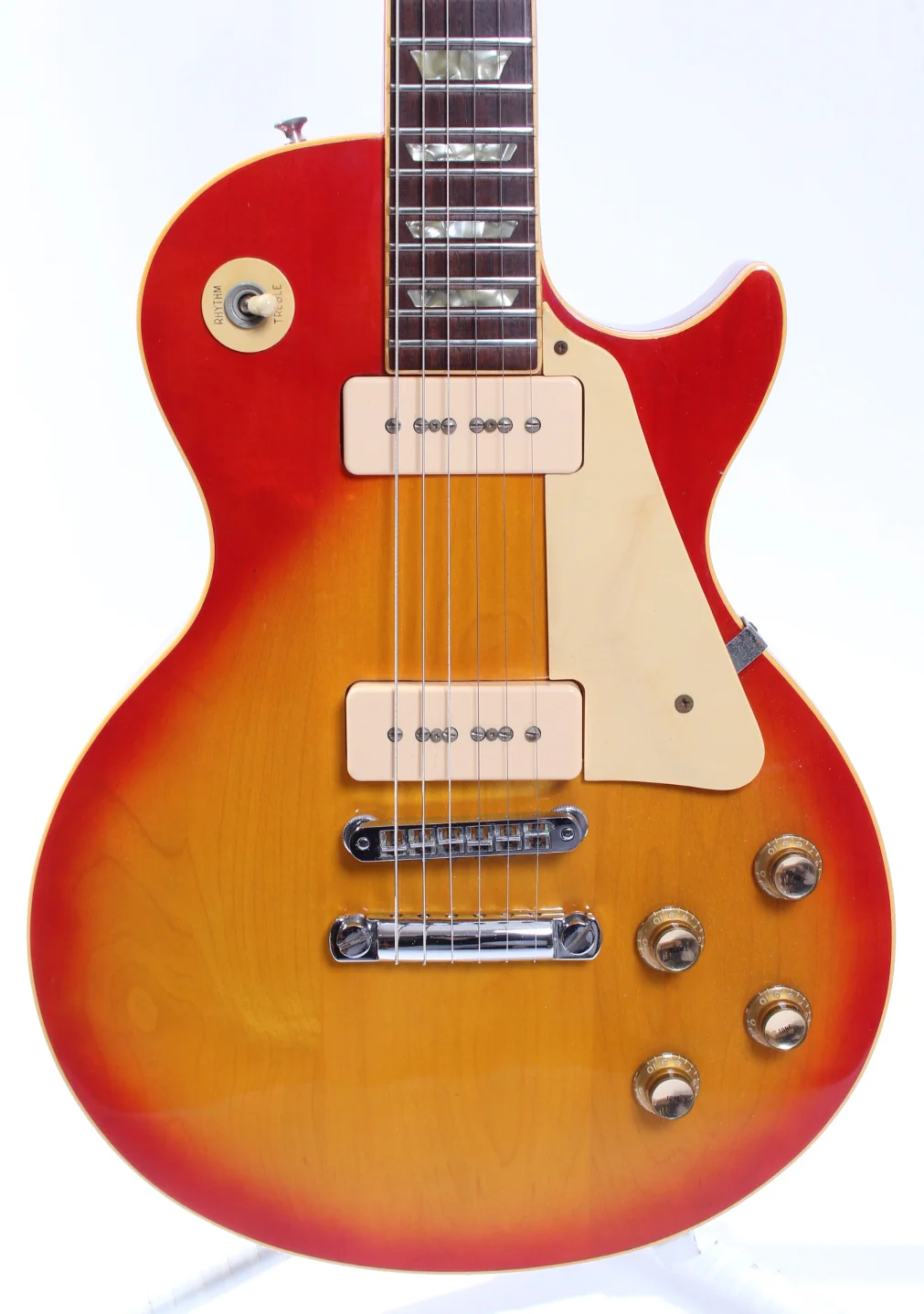 1978 Gibson Les Paul Deluxe Pro P-90 cherry sunburst - Image 2