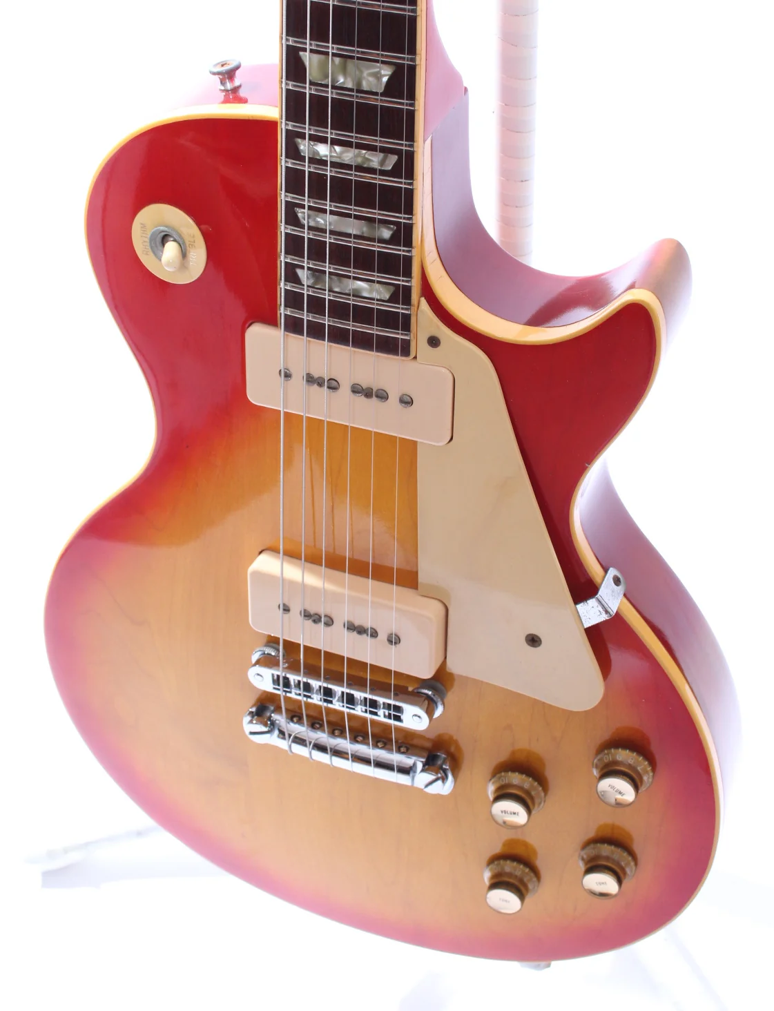 1978 Gibson Les Paul Deluxe Pro P-90 cherry sunburst - Image 3