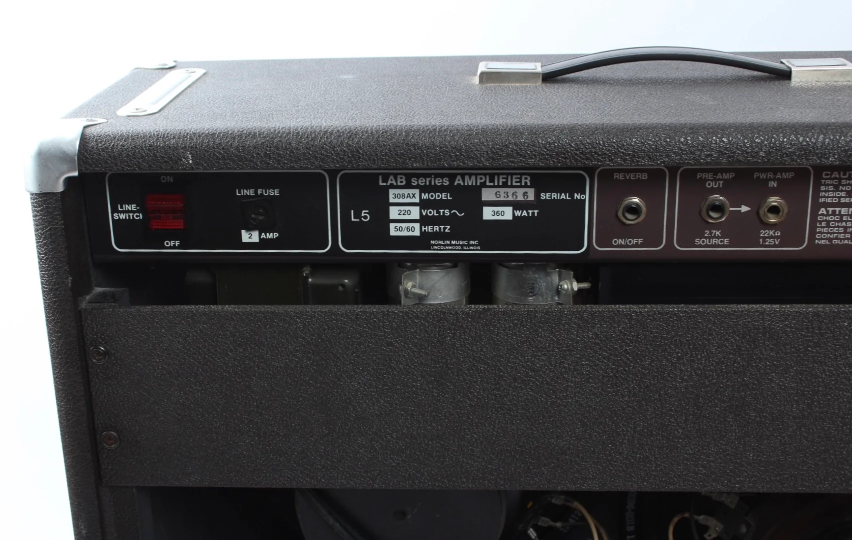 1978 LAB Series L5 amplifier model 300AX - Image 7